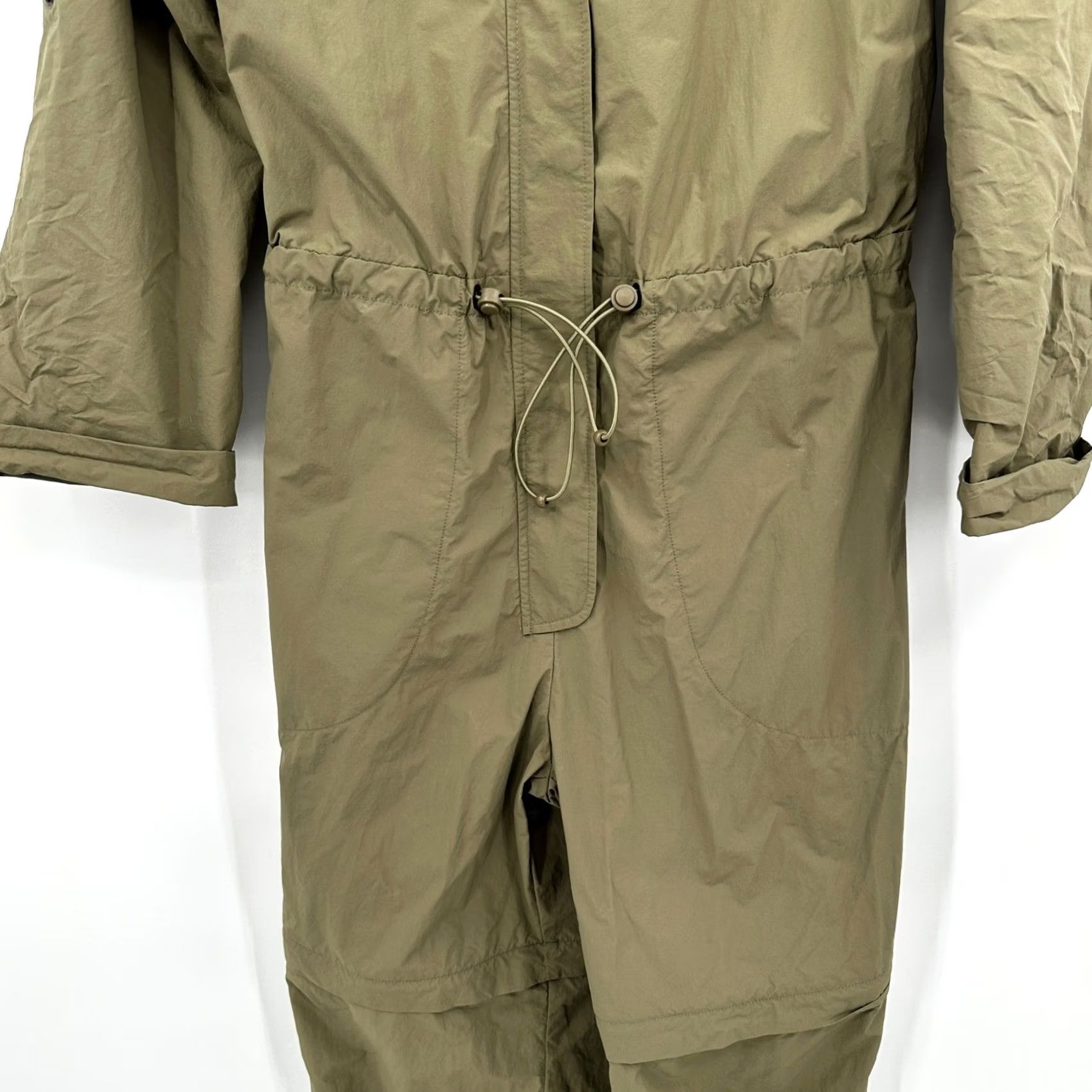Sweaty Betty Sweaty Betty Olive Green Interstellar Boiler Jumpsuit Mock Neck Size M Tall Size 32" / US 10 / IT 46 - 3 Thumbnail