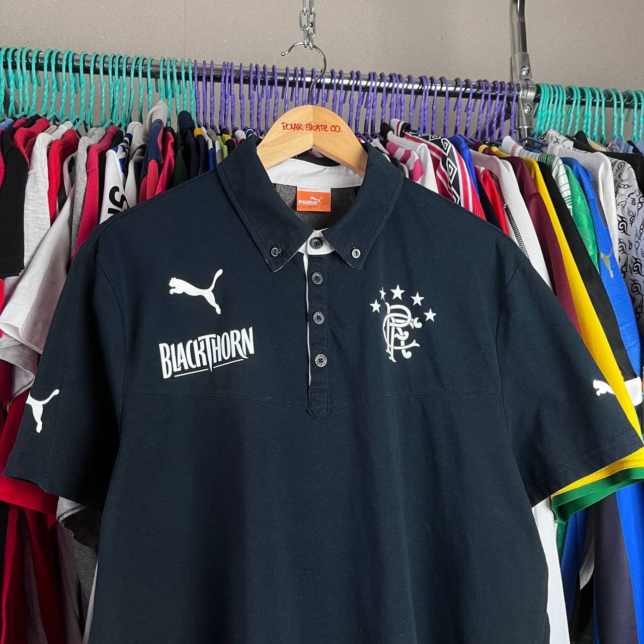 Puma Puma FC Glasgow Rangers 2013/2014 Football Soccer Jersey Size US L / EU 52-54 / 3 - 1 Thumbnail