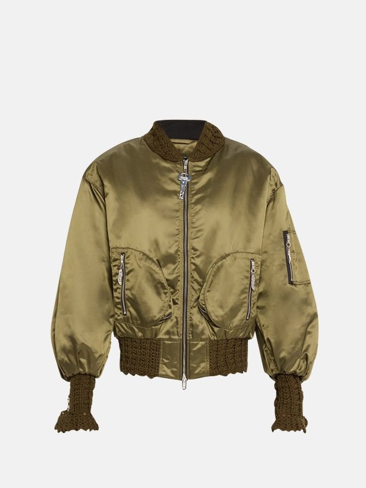Chopova Lowena Chopova Lowena Crochet Bomber Jacket XS/S available Size S / US 4 / IT 40 - 1 Thumbnail