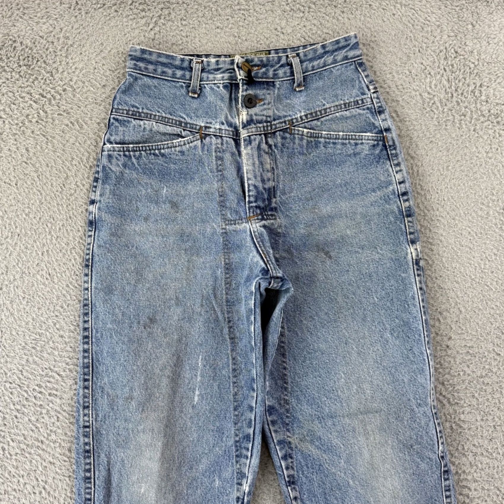 Vintage VINTAGE Forenza Jeans Womens 6 Blue High Waisted Mom 90s Tapered Denim 26x30 Zip Size 28" / US 6 / IT 42 - 3 Thumbnail