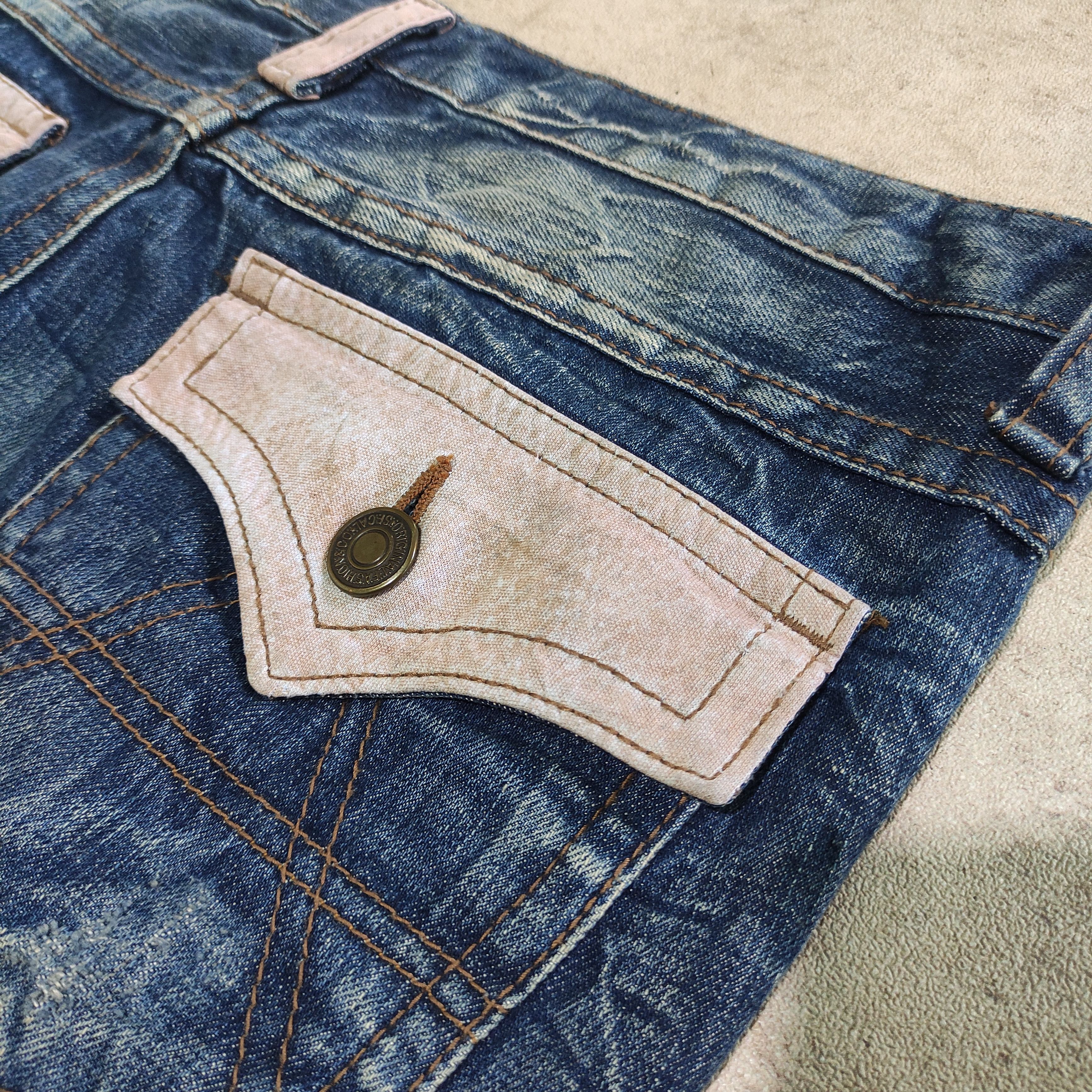 Tornado Mart Agate Label Distressed Flare Jeans — 2000s if6w9 Size US 32 / EU 48 - 7 Thumbnail