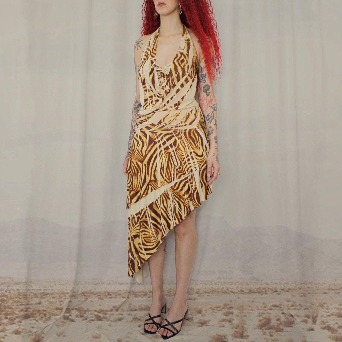 Other 🐅ASYMMETRICAL TIGER DRESS🐅 Size M / US 6-8 / IT 42-44 - 2 Thumbnail