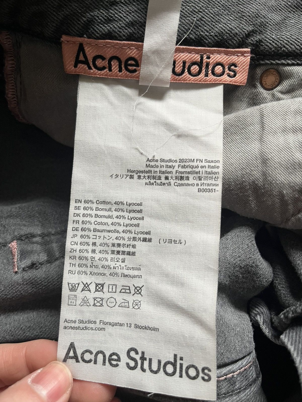 Acne Studios Acne Studios 2023 Baggy Jeans Saxon Size US 30 / EU 46 - 4 Thumbnail