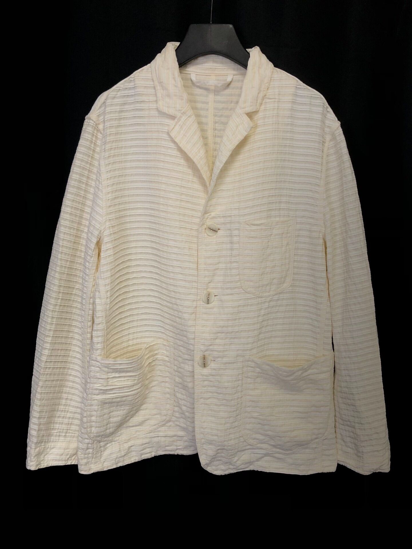 Casey Casey Wavy Stripe Coat