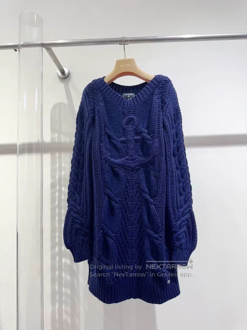 Chanel Chanel Hamburg series dark blue anchor sweater Size XS / US 0-2 / IT 36-38 - 1 Thumbnail