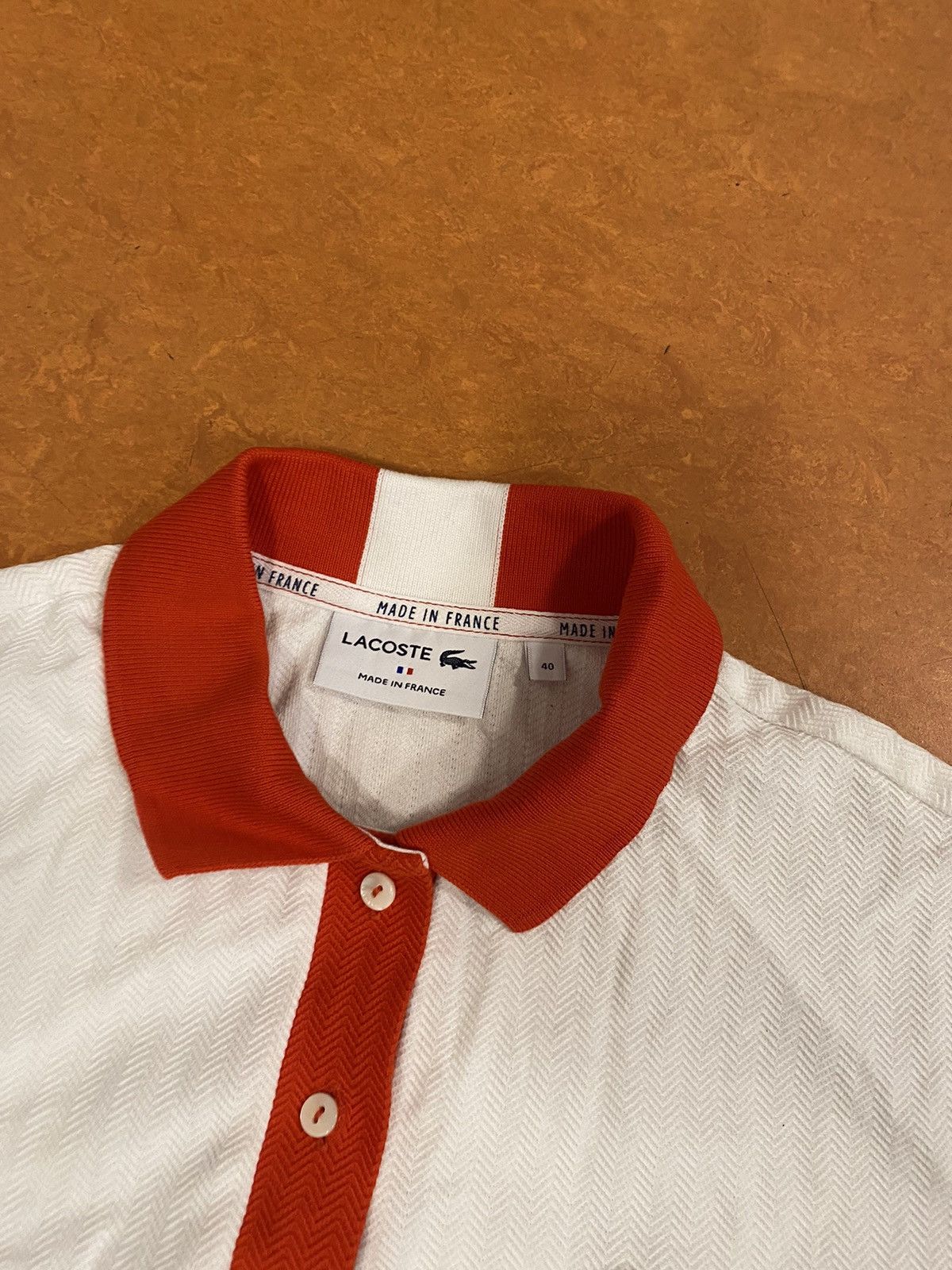 Lacoste × Vintage Lacoste White Luxury Polo Silk Size US S / EU 44-46 / 1 - 3 Thumbnail