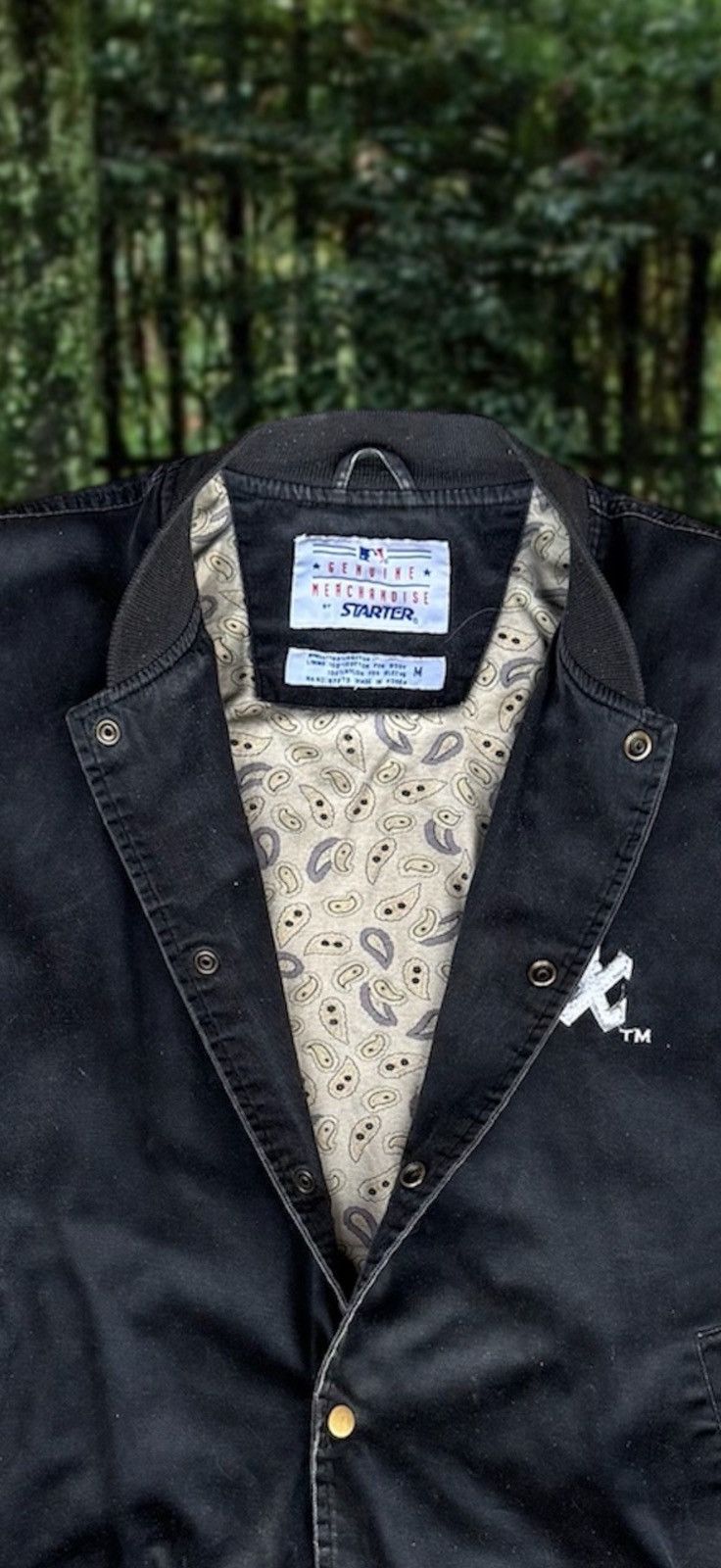 Starter White Sox Starter Bomber sports jacket paisley print Size US M / EU 48-50 / 2 - 4 Thumbnail