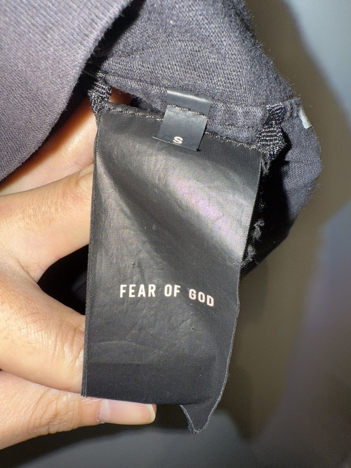Fear of God Fear of God FG Logo T-Shirt Vintage Black Small Size US S / EU 44-46 / 1 - 3 Thumbnail