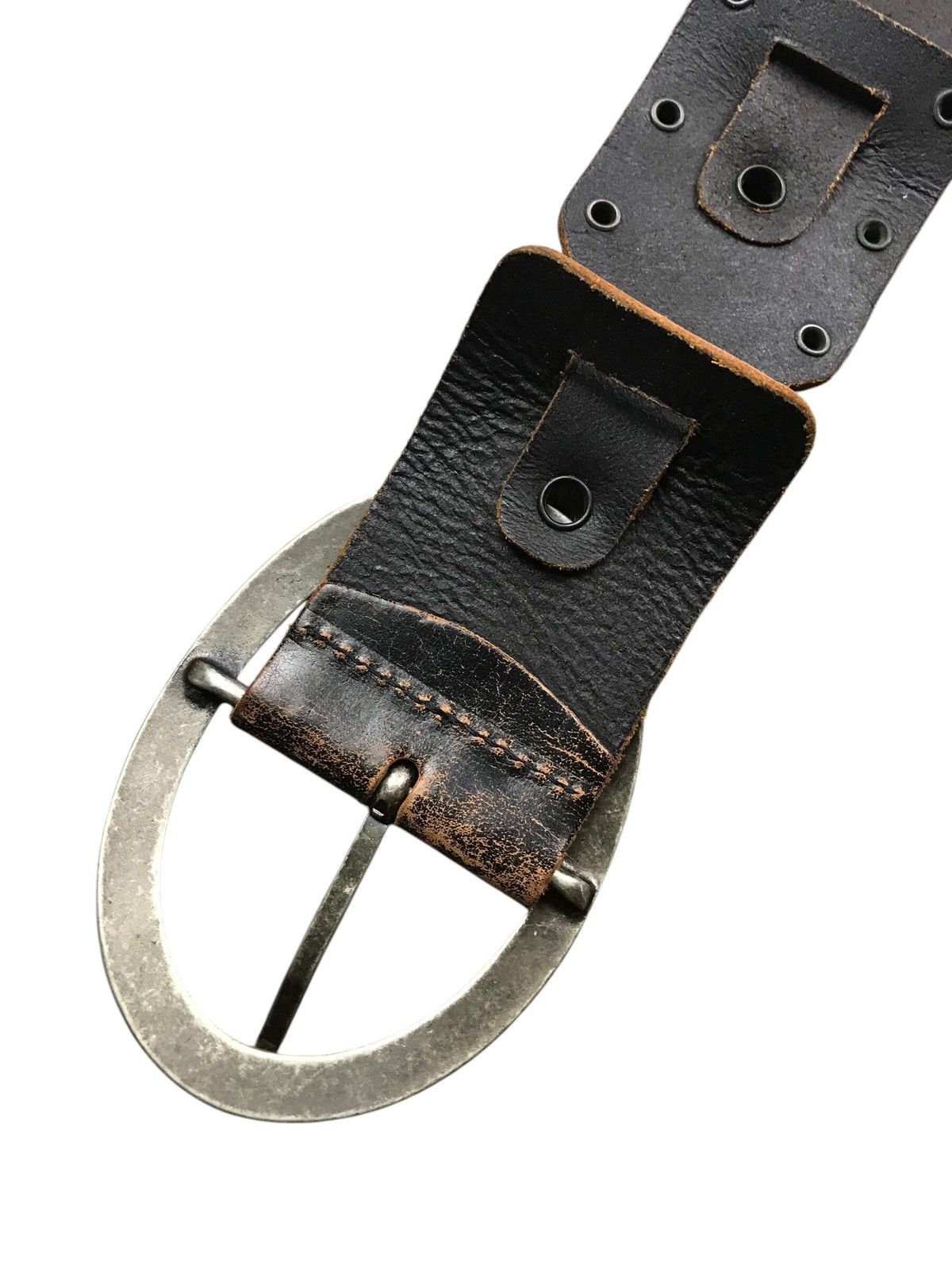 Max Mara × Sportmax STUDDED LEATHER WAIST BELT STEAMPUNK SPORTMAX BY MAX MARA Size ONE SIZE - 11 Thumbnail