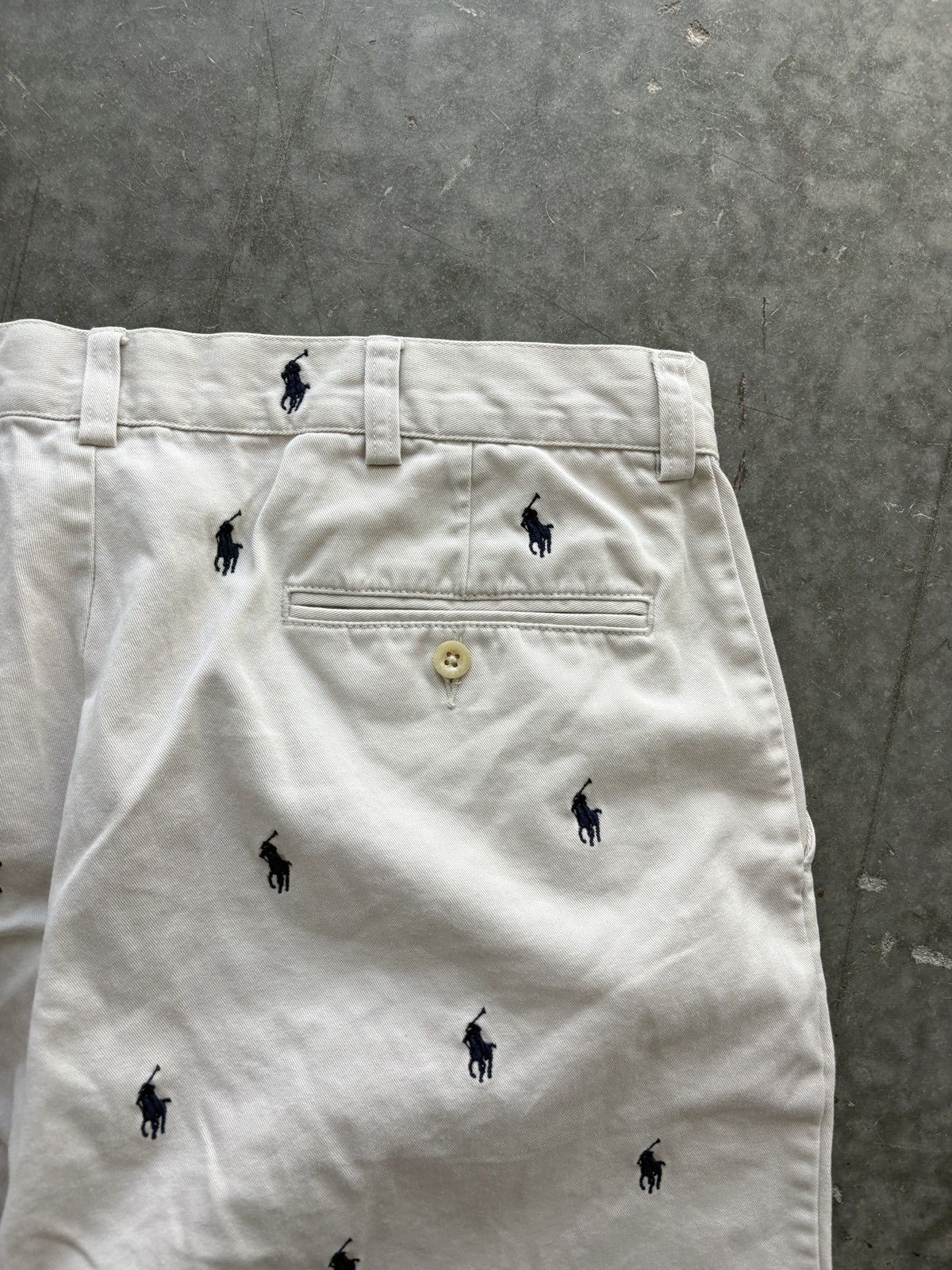 Polo Ralph Lauren Vintage Y2K Polo Ralph Lauren Prospect Shorts Pony AOP Size US 36 / EU 52 - 8 Thumbnail