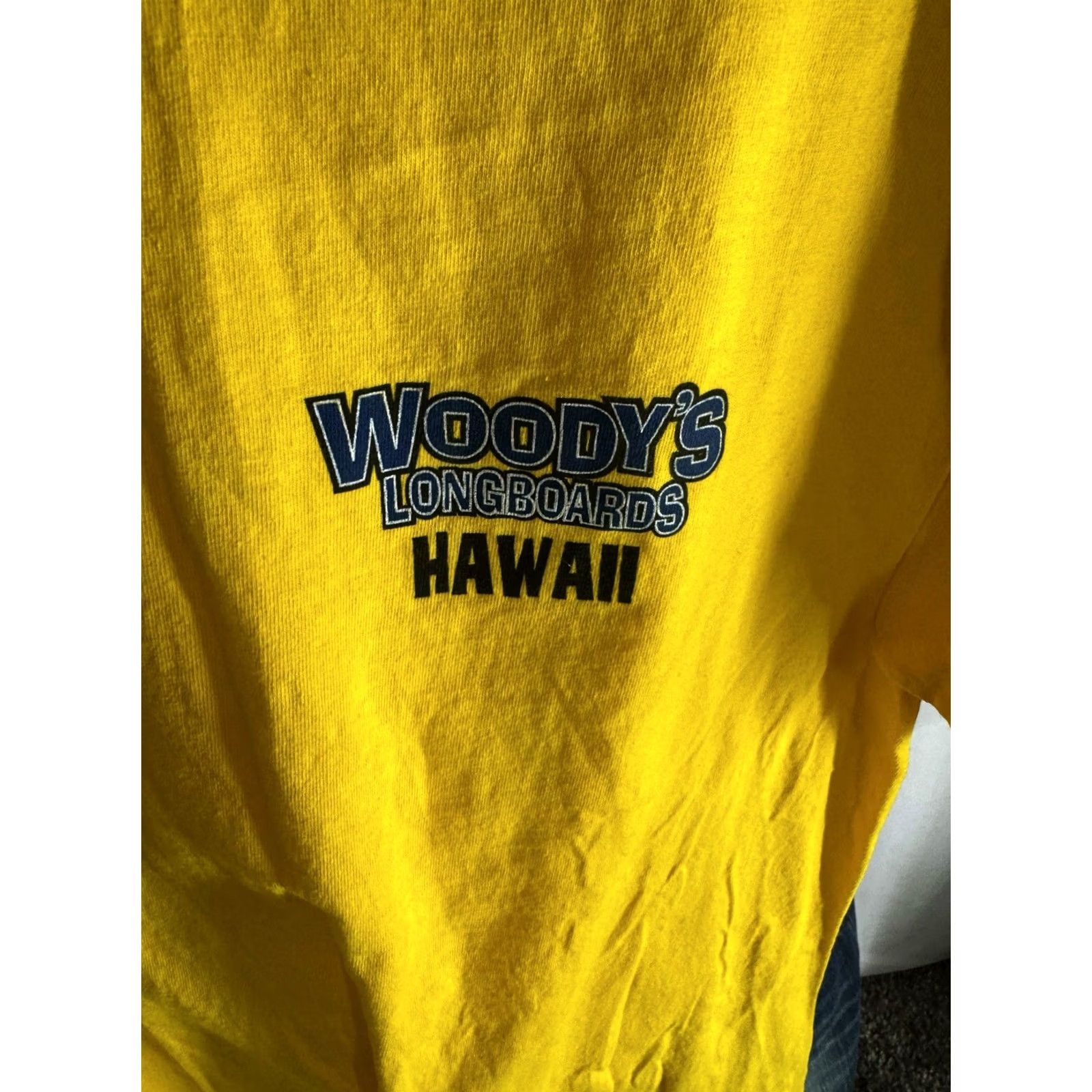 Vintage Woodys Long Boards Hawaii TEE T SHIRT Large L Mens Size US L / EU 52-54 / 3 - 3 Thumbnail