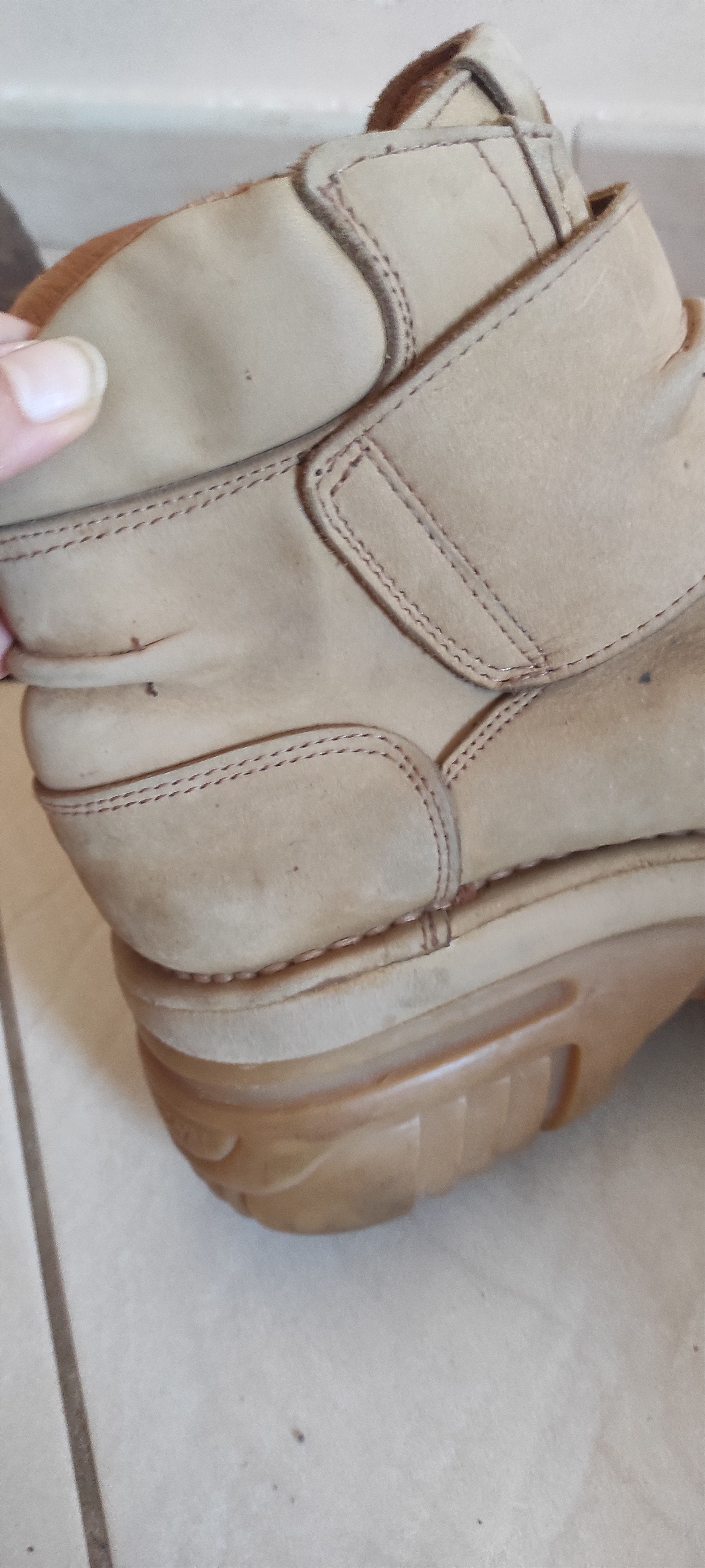 Genuine Leather × New Rock × Vintage VTG New Rock Ankle Stapped Boots Metallic Leather Made Spain Size US 7.5 / EU 40-41 - 9 Thumbnail