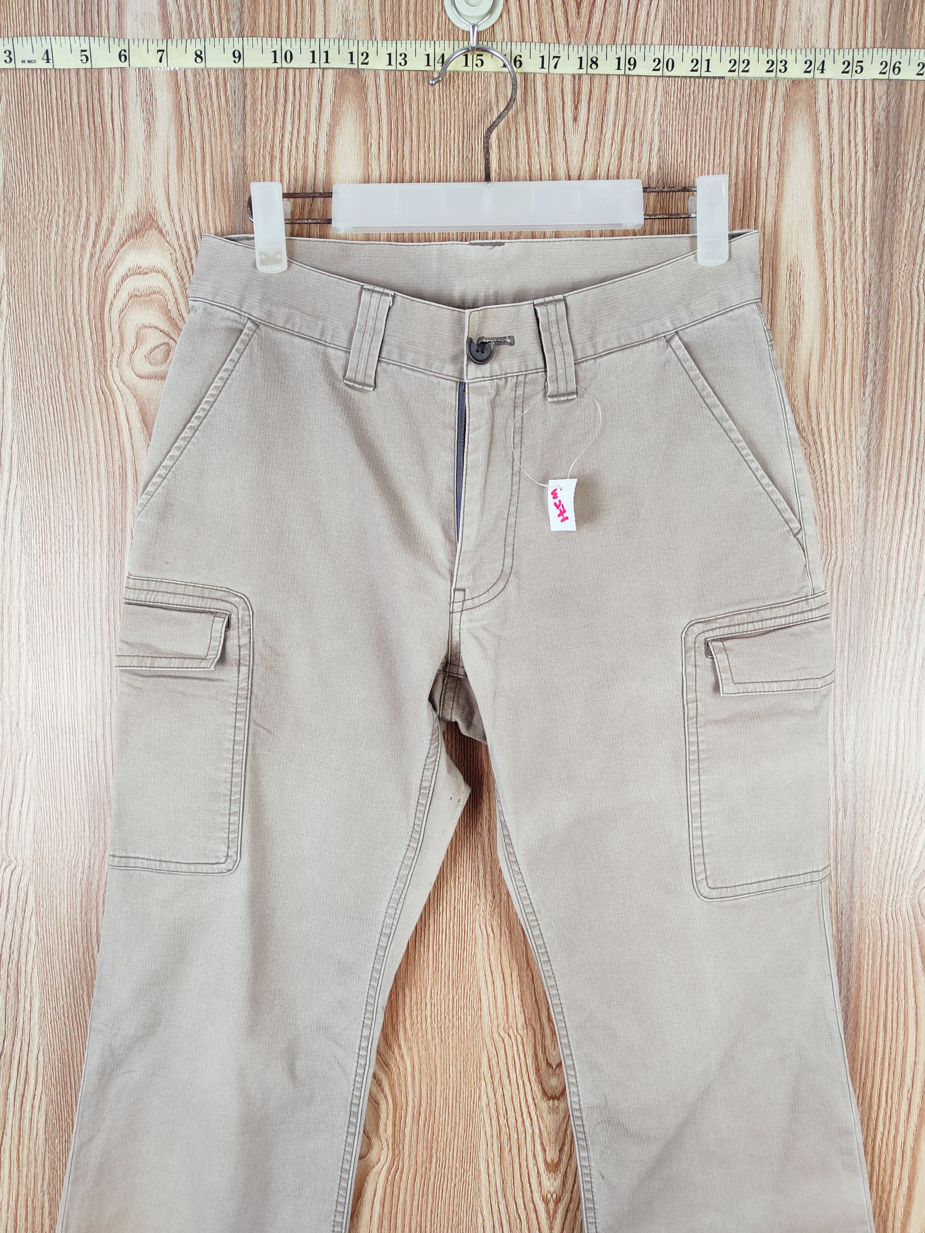 Japanese Brand Joseph Homme Beige Multipocket Tactical Cargo Pants #W271 Size 30" / US 8 / IT 44 - 2 Thumbnail