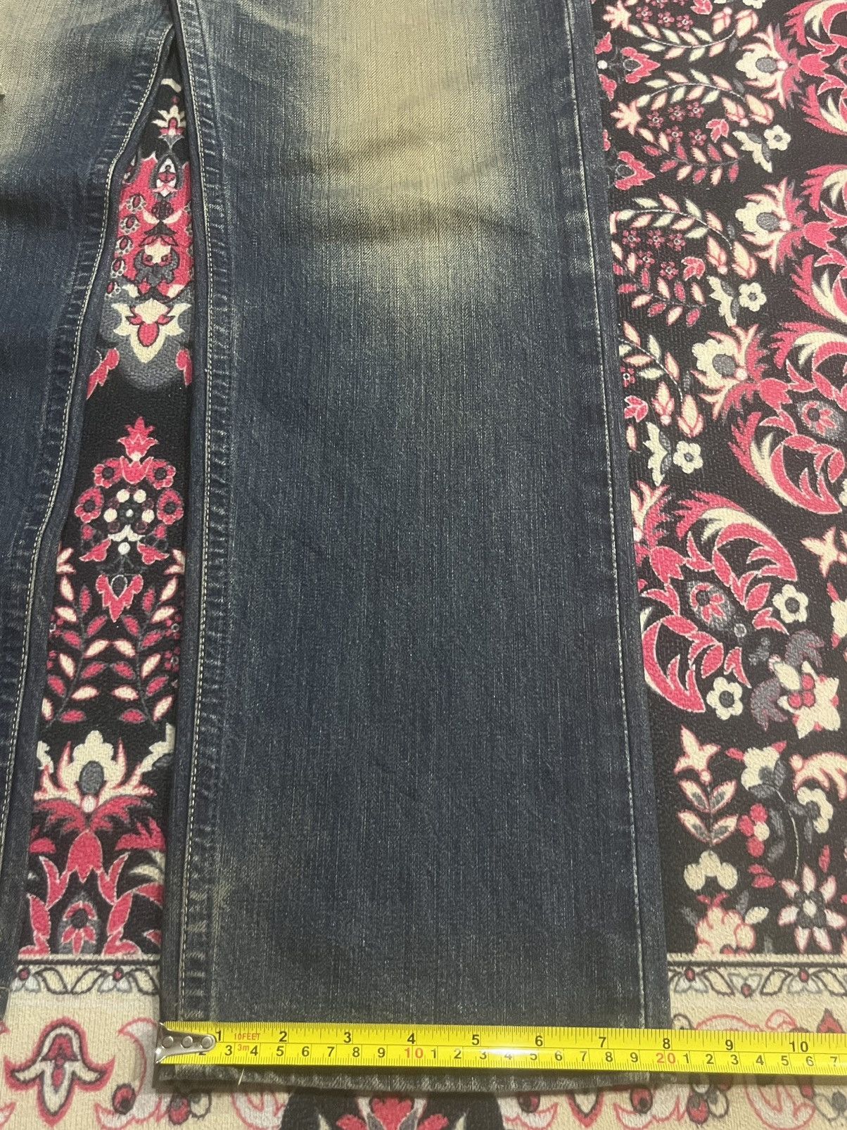 Edwin Edwin XVS Rusty Faded Washed Distressed Straight Leg Jeans Size US 30 / EU 46 - 15 Thumbnail