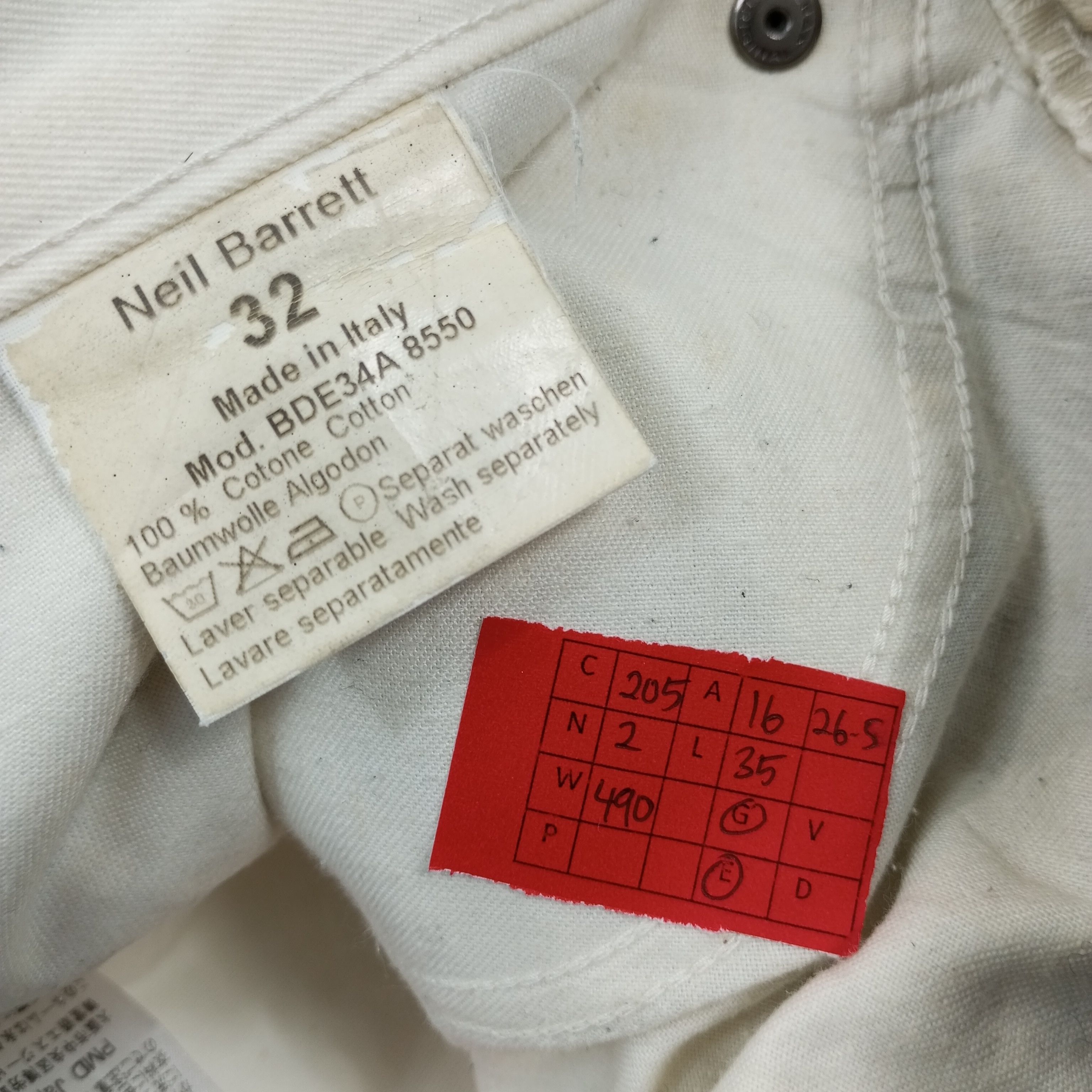Neil Barrett × Vintage Neil Barrett Fashion Designer Brand Pants Size US 32 / EU 48 - 13 Thumbnail