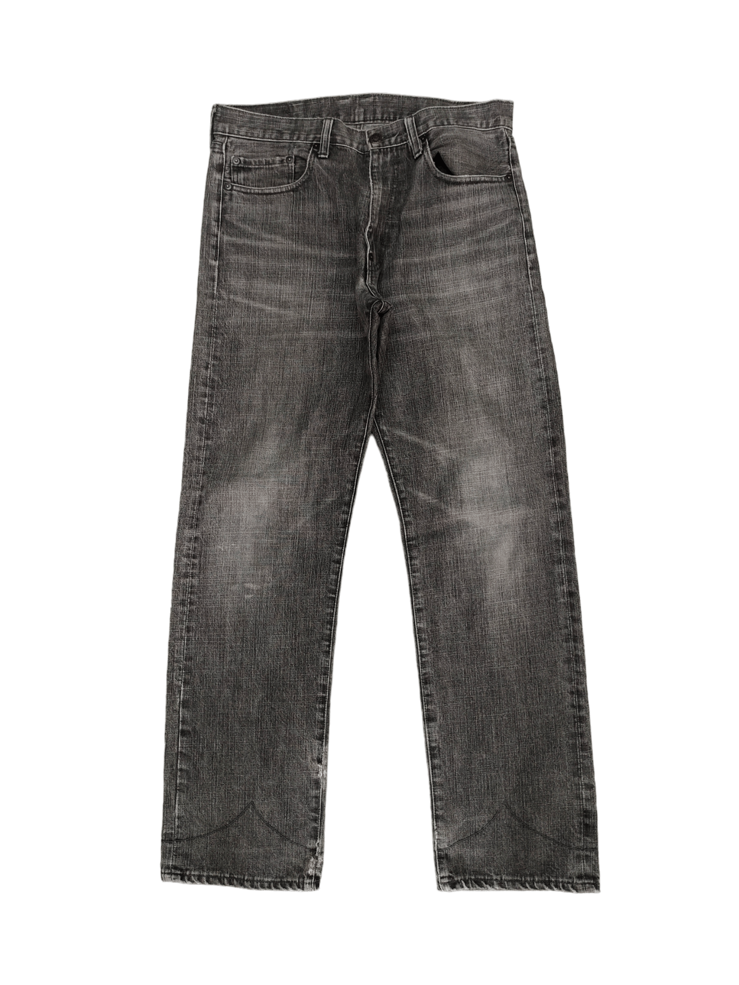 Comme des Garcons × Undercover And Suns Japan Studded Pocket Faded Black Denim Jeans Size US 32 / EU 48 - 9 Thumbnail