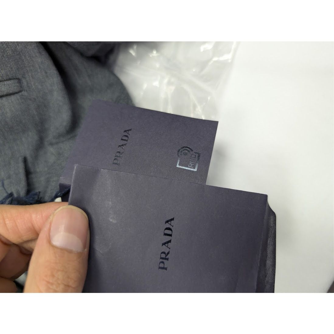 Prada o1rshd1 Gabardine Casual Pants in Grey Size US 32 / EU 48 - 20 Thumbnail