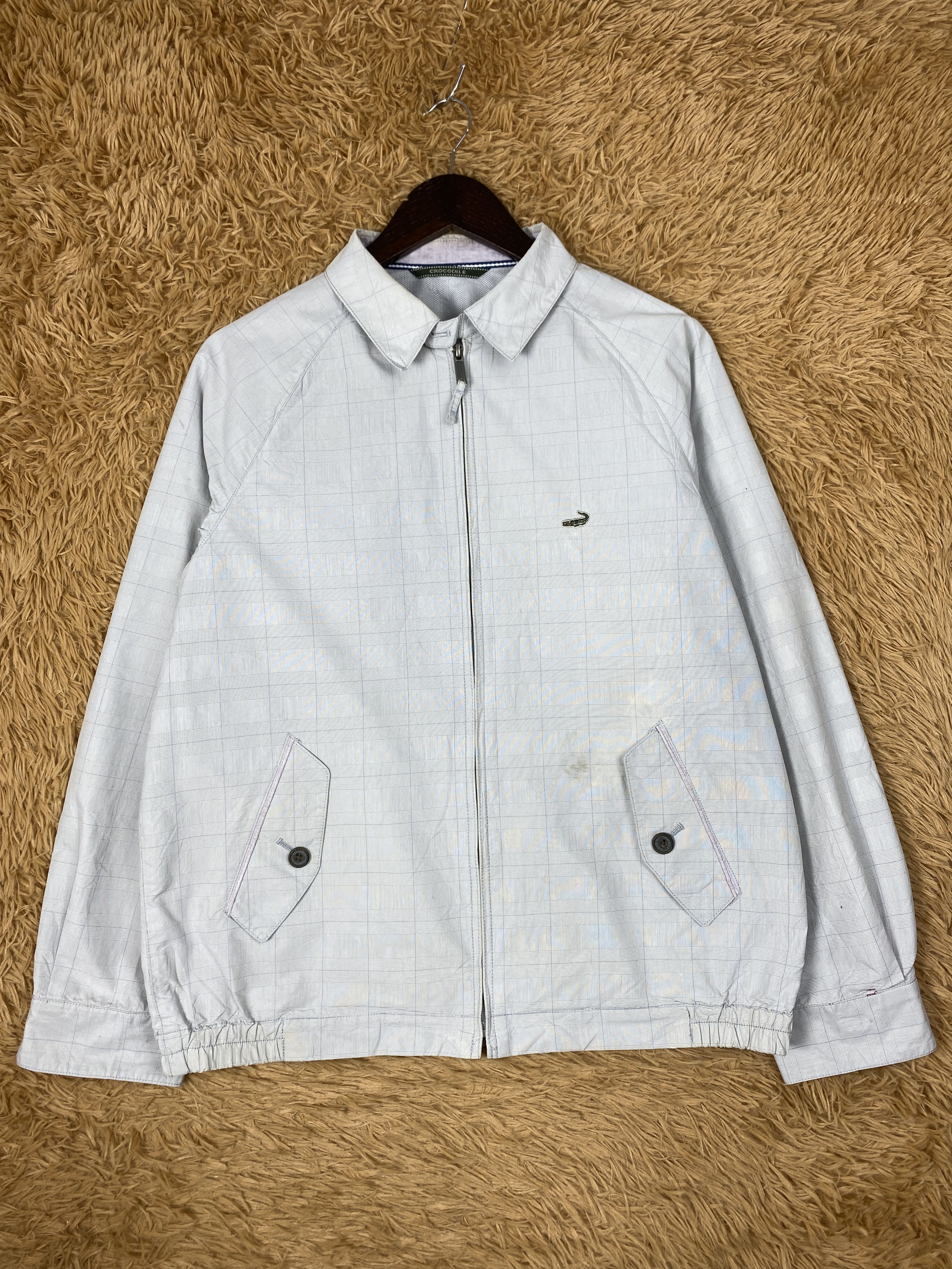Japanese Brand Vintage Crocodile Zip Up Jacket PJ2617 Size US L / EU 52-54 / 3 - 1 Thumbnail