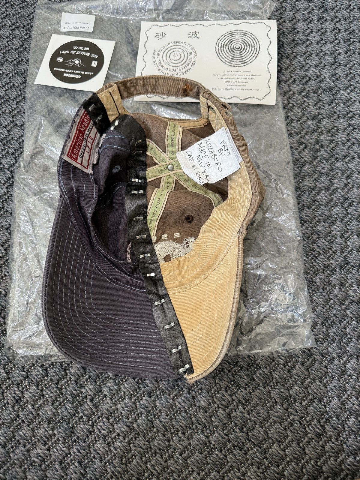KOZABURO Kozaburo 1 Line PRM cap 3 Size ONE SIZE - 2 Thumbnail