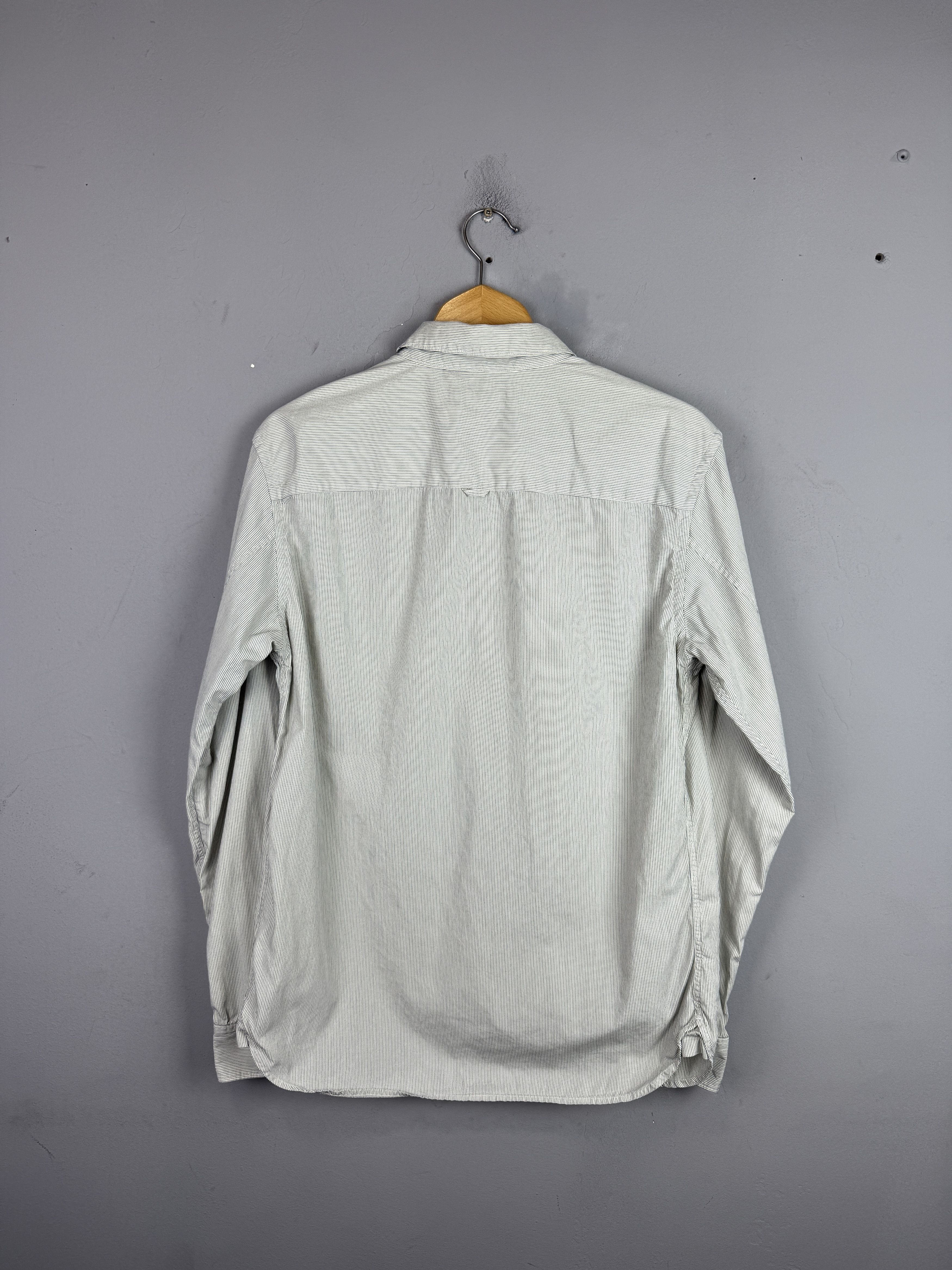 Allsaints × Flannel All Saints Shirt Pin Redondo Long Sleeve Striped Button Size US M / EU 48-50 / 2 - 5 Thumbnail