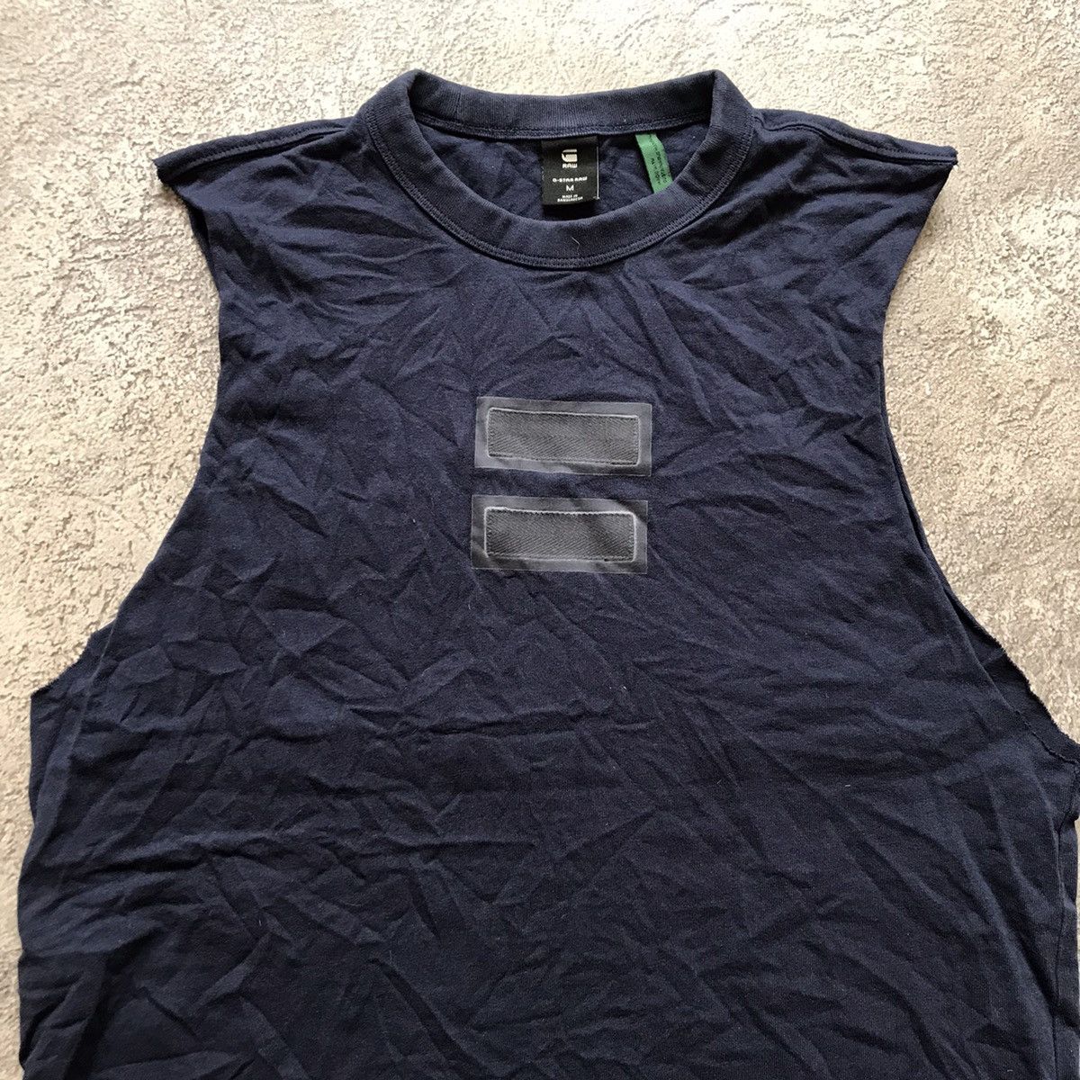 Vintage Vintage G-Star Raw Distressed Tank Top Streetwear Grunge M Size US M / EU 48-50 / 2 - 3 Thumbnail