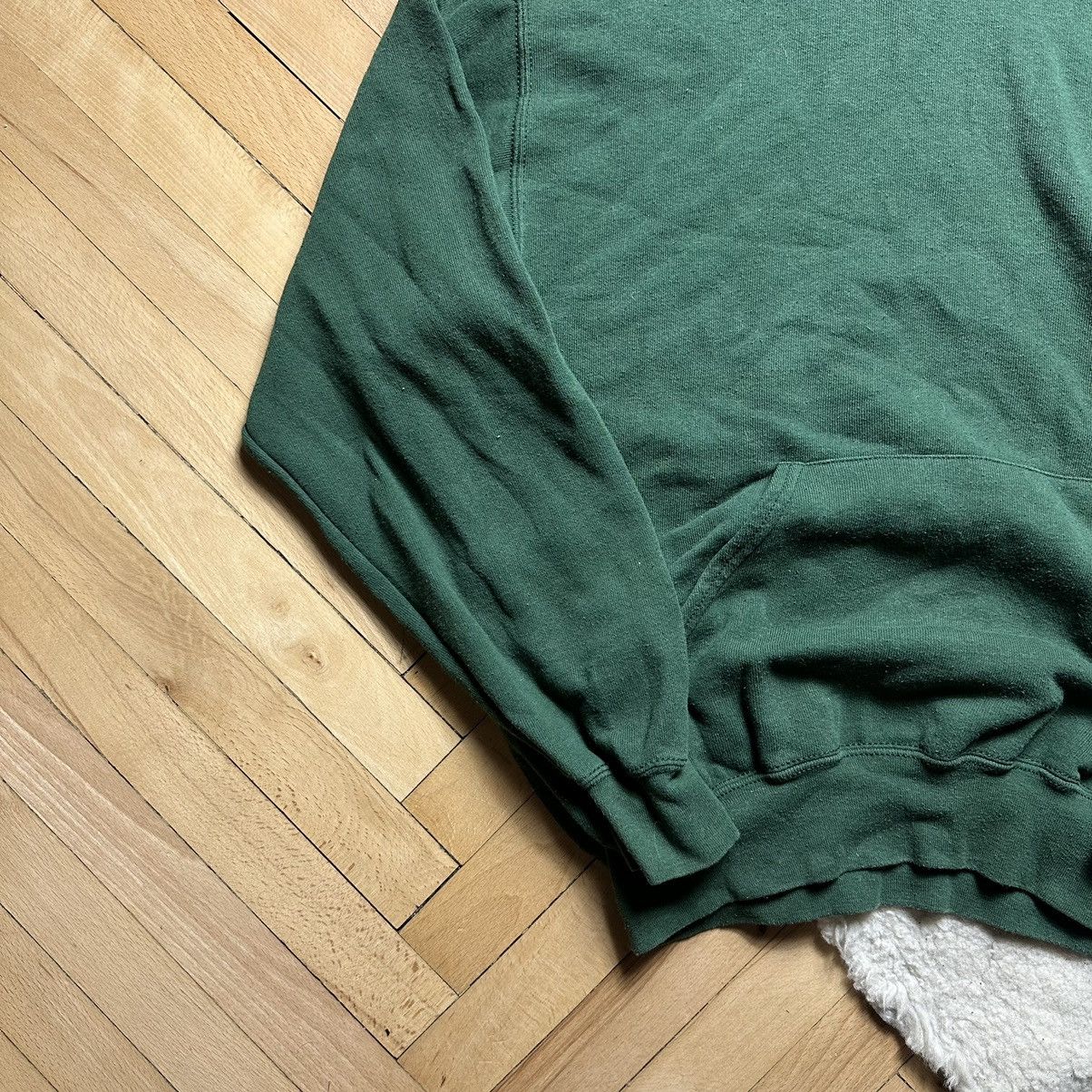 Vintage Vintage Y2K Green blank Hoodie Size US M / EU 48-50 / 2 - 2 Thumbnail
