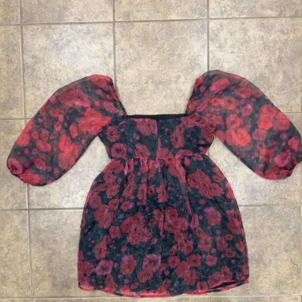 Free People Women's Multi and Red Dress Size S / US 4 / IT 40 - 3 Thumbnail