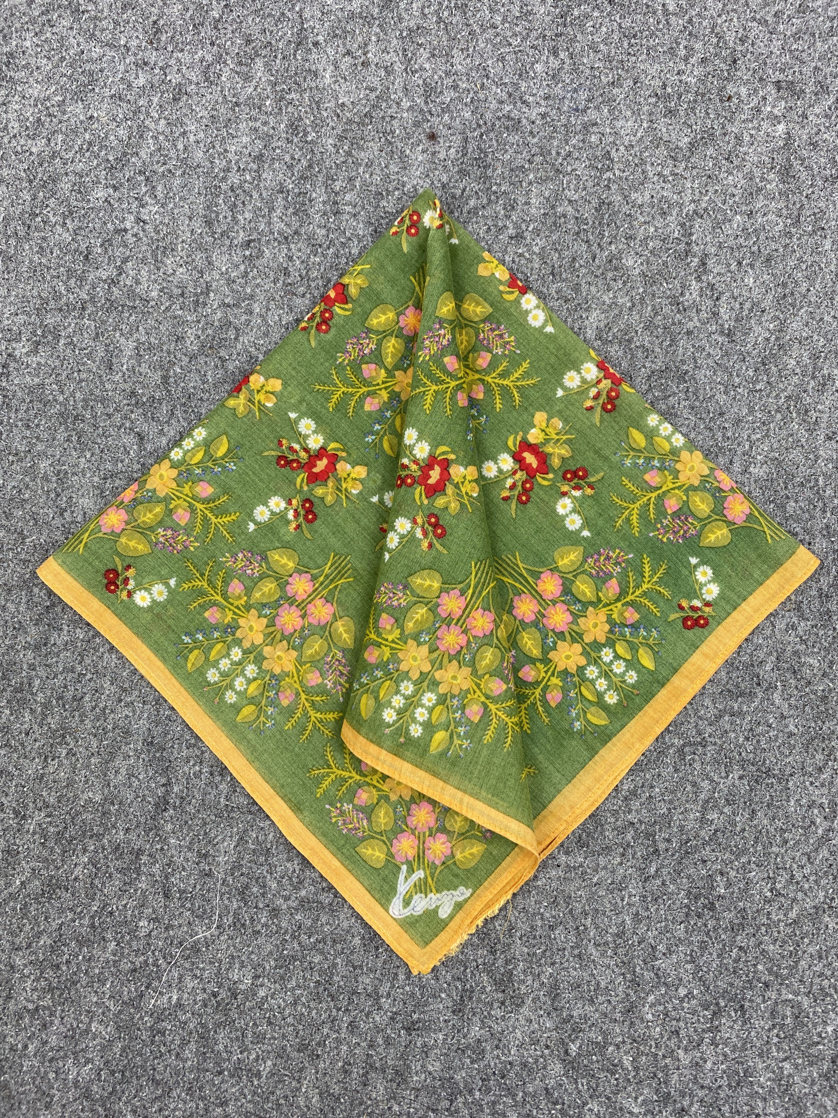 Kenzo Kenzo Handkerchief / Bandana / Neckerchief HKC0440 Size ONE SIZE - 4 Thumbnail