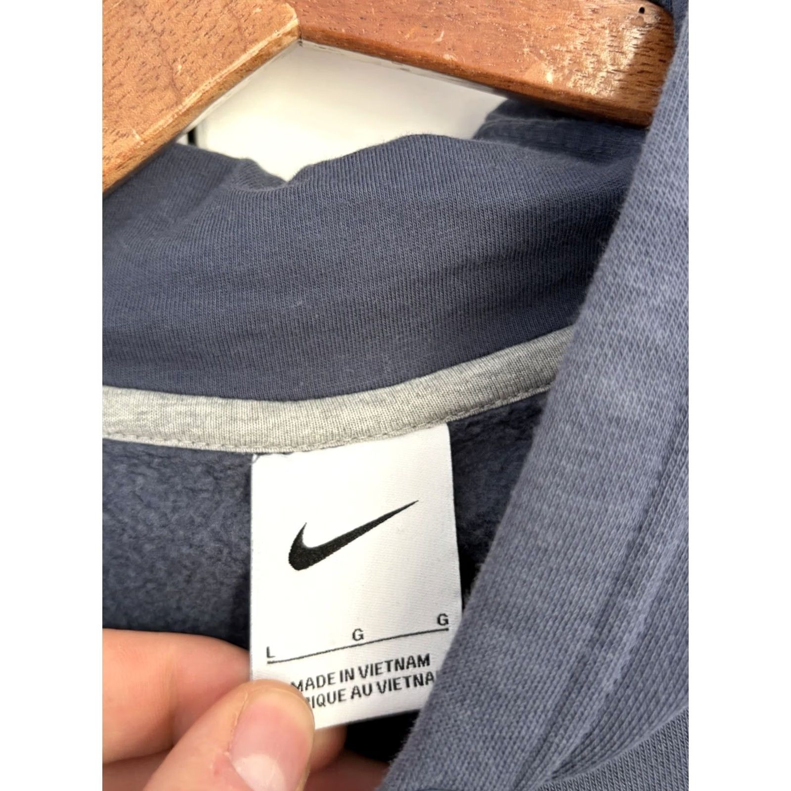 Nike Mens Nike Dri-Fit Football Hoodie L Blue Logo Hoodie Pockets Sports Mens Size US L / EU 52-54 / 3 - 5 Thumbnail