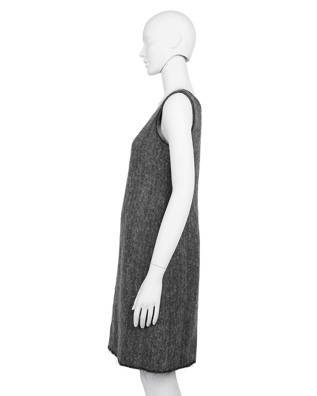 Prada Prada F/W1998 Mohair Dress in Grey Size M / US 6-8 / IT 42-44 - 4 Thumbnail