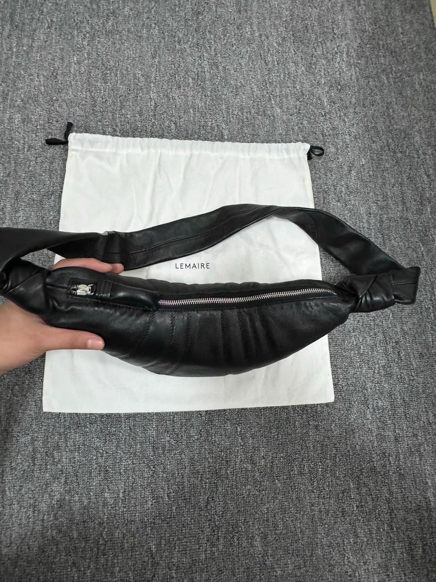Lemaire Lemaire black Croissant bag Size ONE SIZE - 6 Thumbnail