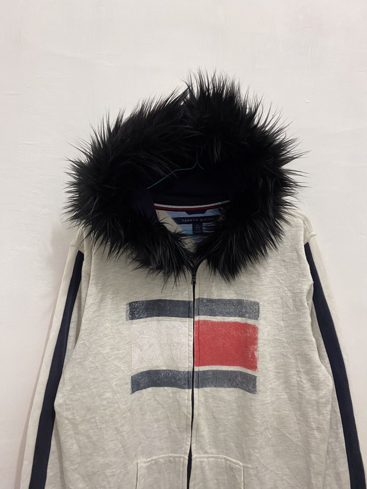 14th Addiction 💥LGB💥Tommy hilfiger Fur Zipper Hoodie LGB Style Size US L / EU 52-54 / 3 - 1 Thumbnail