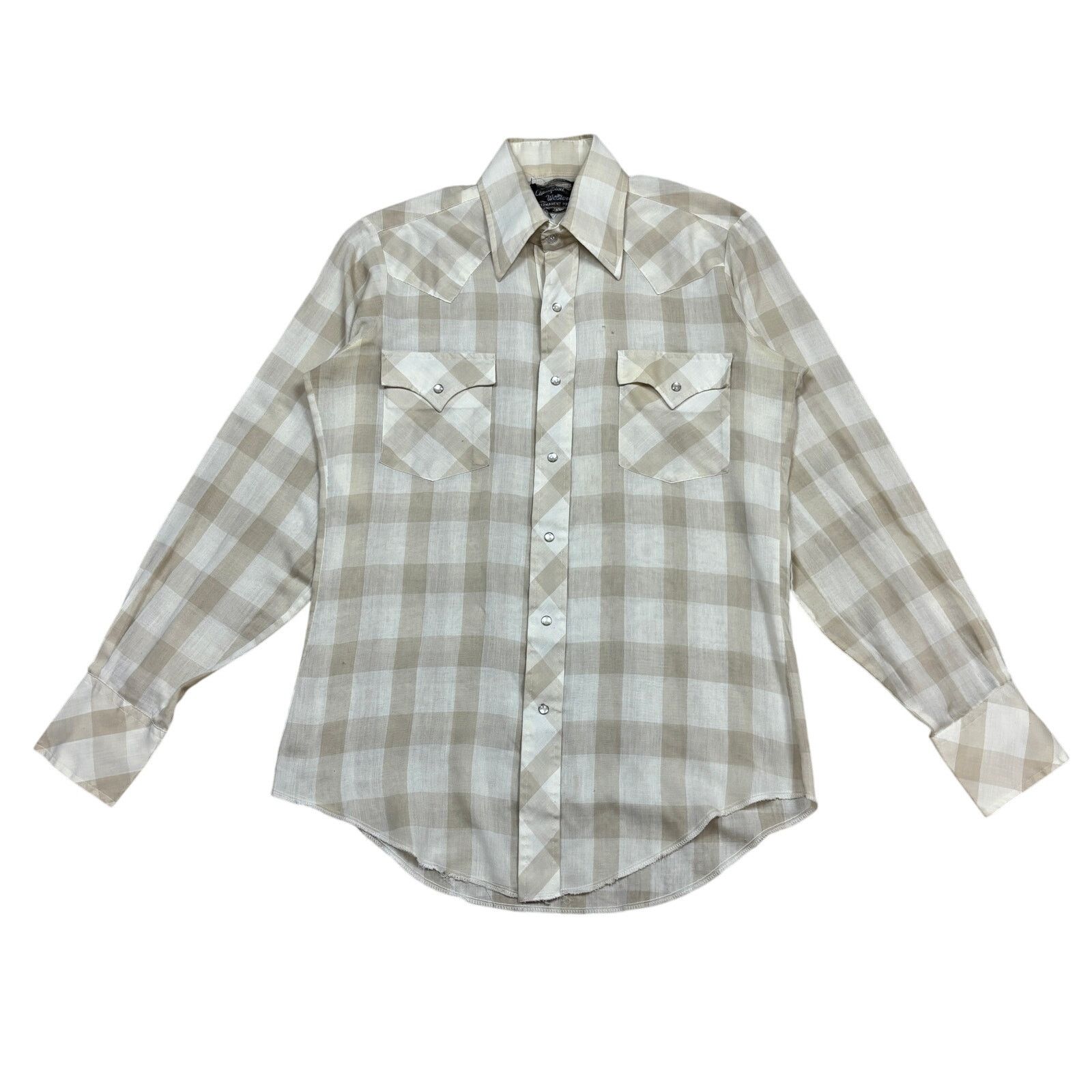 Cowboy Equipment × Vintage Vintage 70s Champion Westerns Pearl Snap Button Up Men's M Size US M / EU 48-50 / 2 - 1 Thumbnail