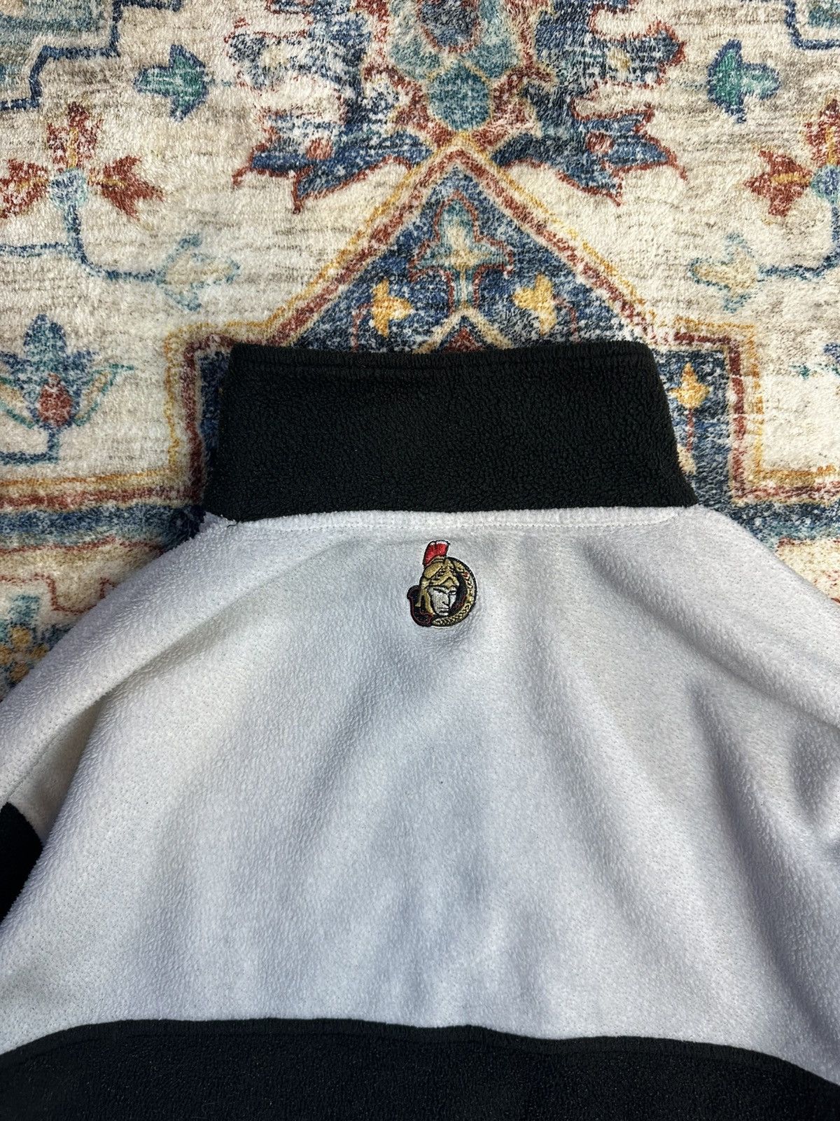 NHL × Vintage Vintage NHL Ottawa Senators 1/4 Zip-up Fleece Size XL Size US XL / EU 56 / 4 - 5 Thumbnail