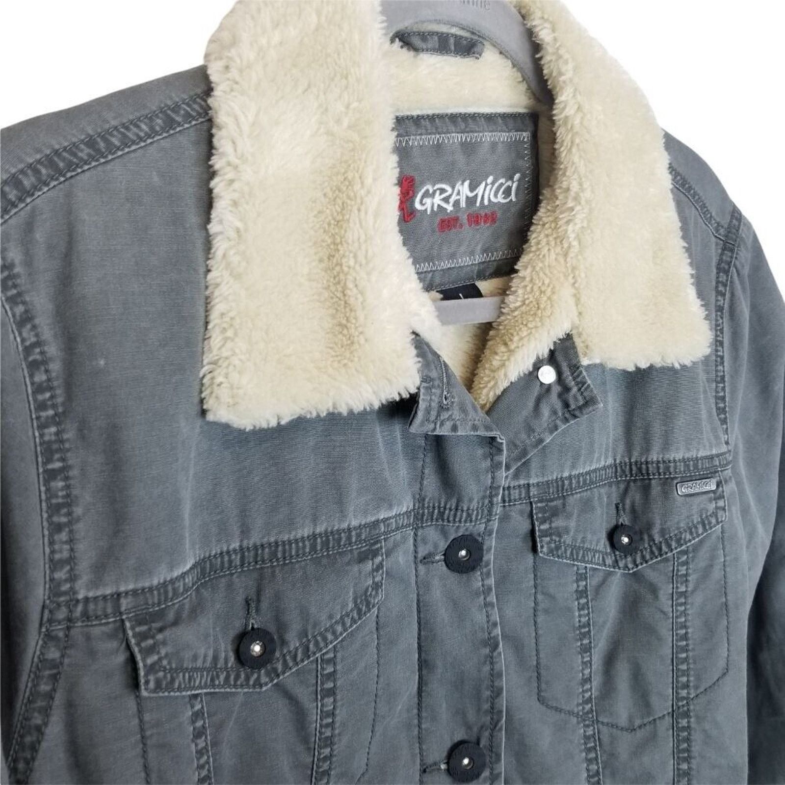 Gramicci Gramicci Womens Vaquera Organic Cotton Jacket Sz L Gorpcore Size L / US 10 / IT 46 - 6 Thumbnail