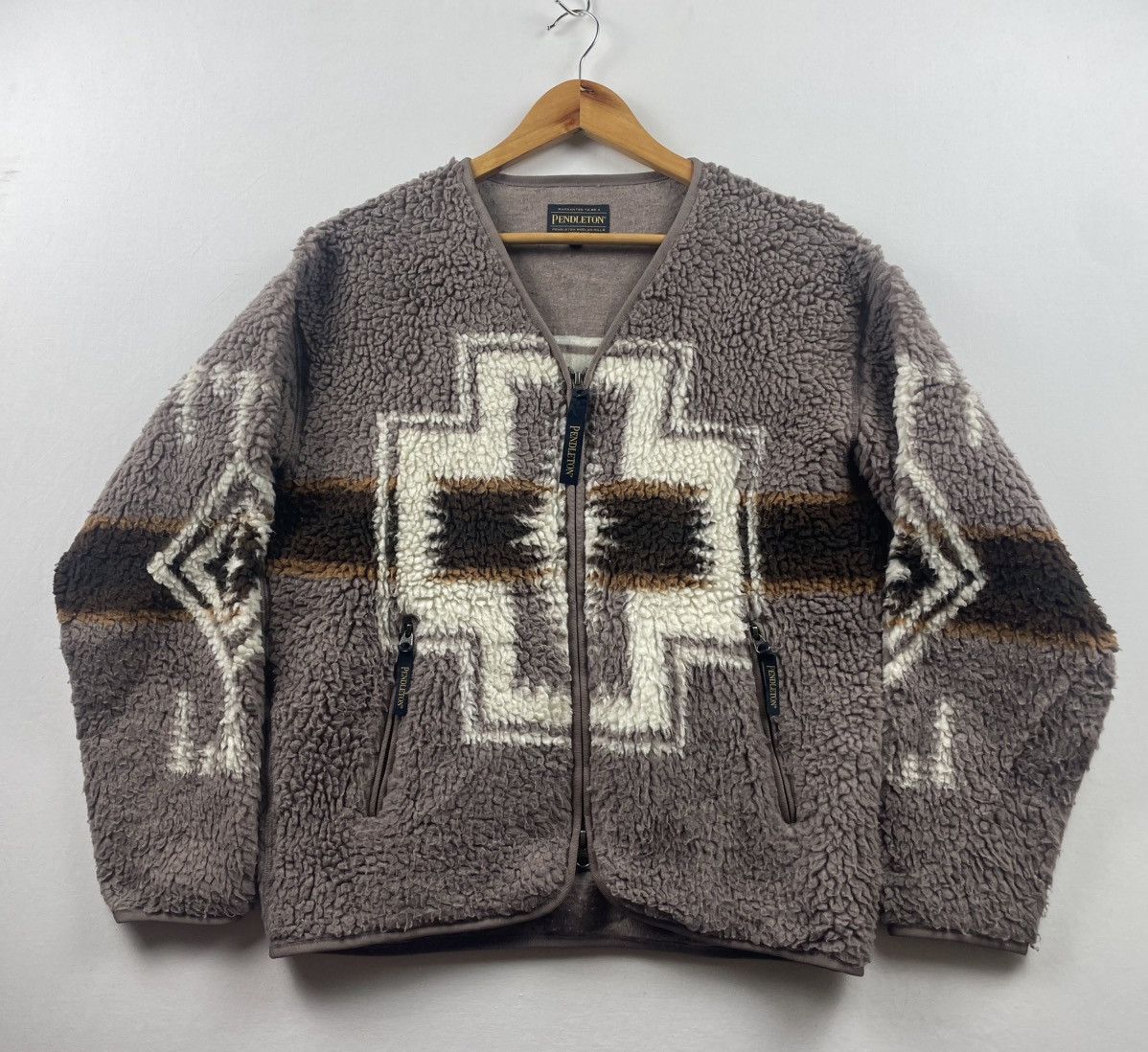 Pendleton Pendelton x Beams collaborative fleece unisex zipper jacket Size M / US 6-8 / IT 42-44 - 1 Thumbnail