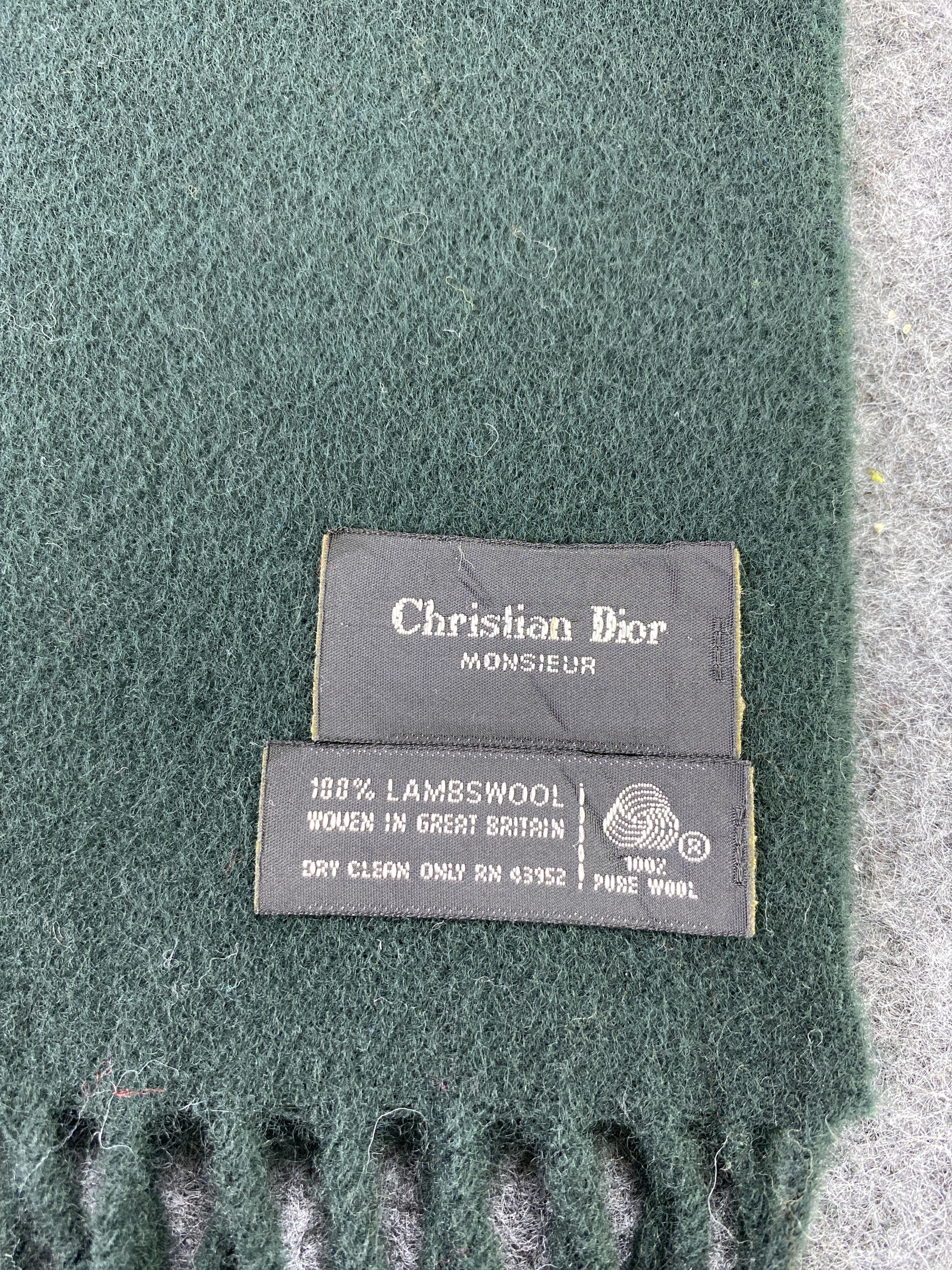 Christian Dior Monsieur Christian Dior Monsieur Scarf / Muffler / Neckwear -T425 Size ONE SIZE - 4 Thumbnail
