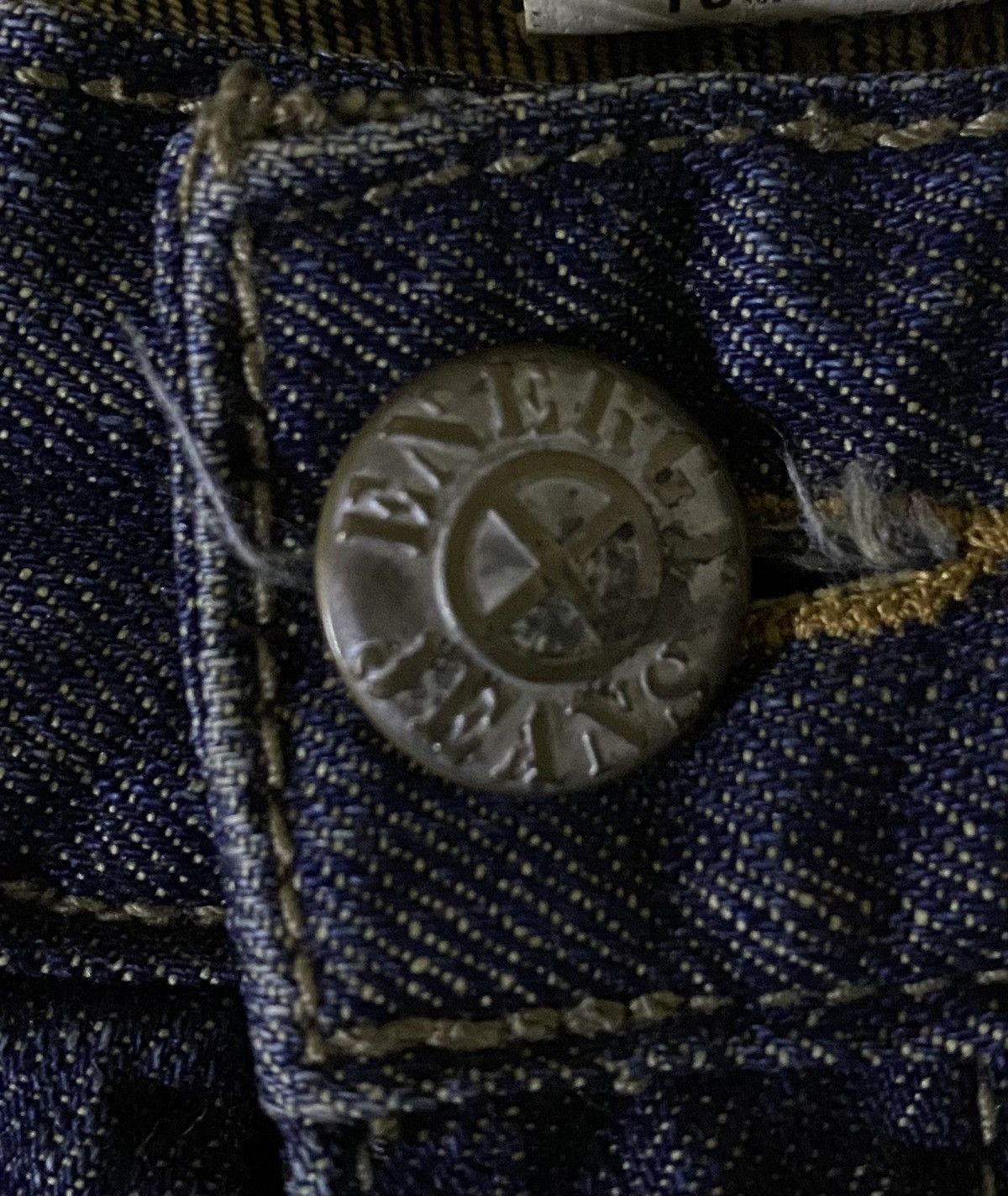 If Six Was Nine Vintage Japanese Brand ENERGY Distressed Denim Punk Style Size US 32 / EU 48 - 9 Thumbnail