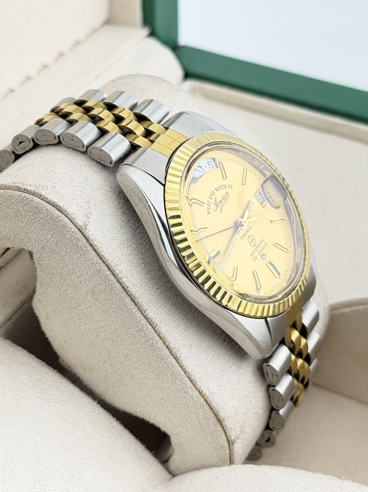 West End Watch Co. West End Watch Sowar Prima Wrist Watch Vintage Size 38 - 4 Thumbnail