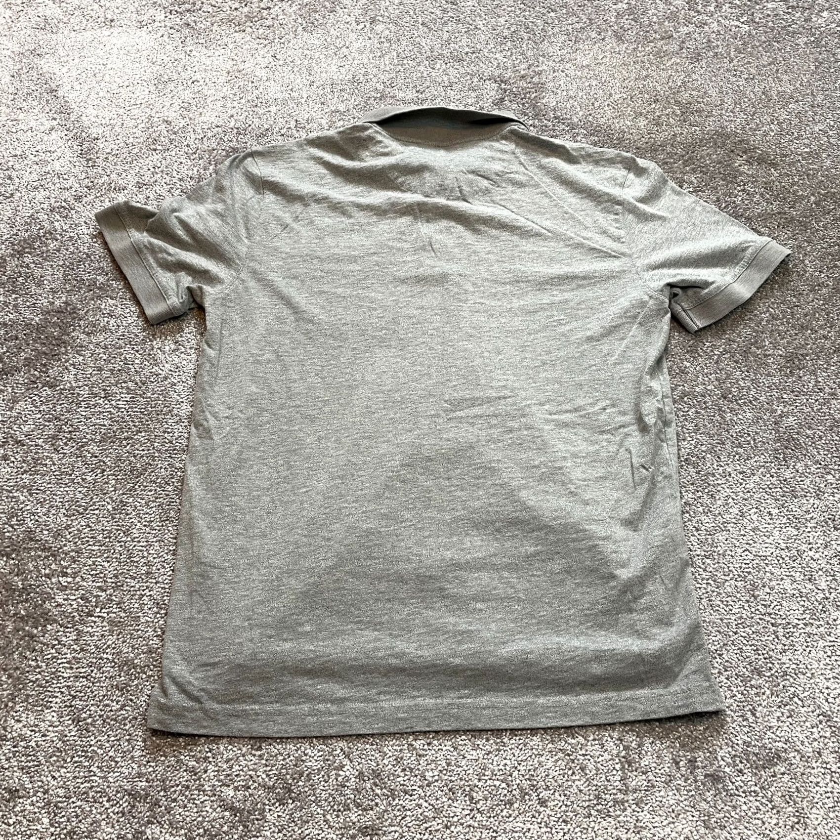Van Heusen VINTAGE Van Heusen Polo Shirt Mens Large Gray Flex Stretch Collared Pocket Slim Fit Size US L / EU 52-54 / 3 - 8 Thumbnail