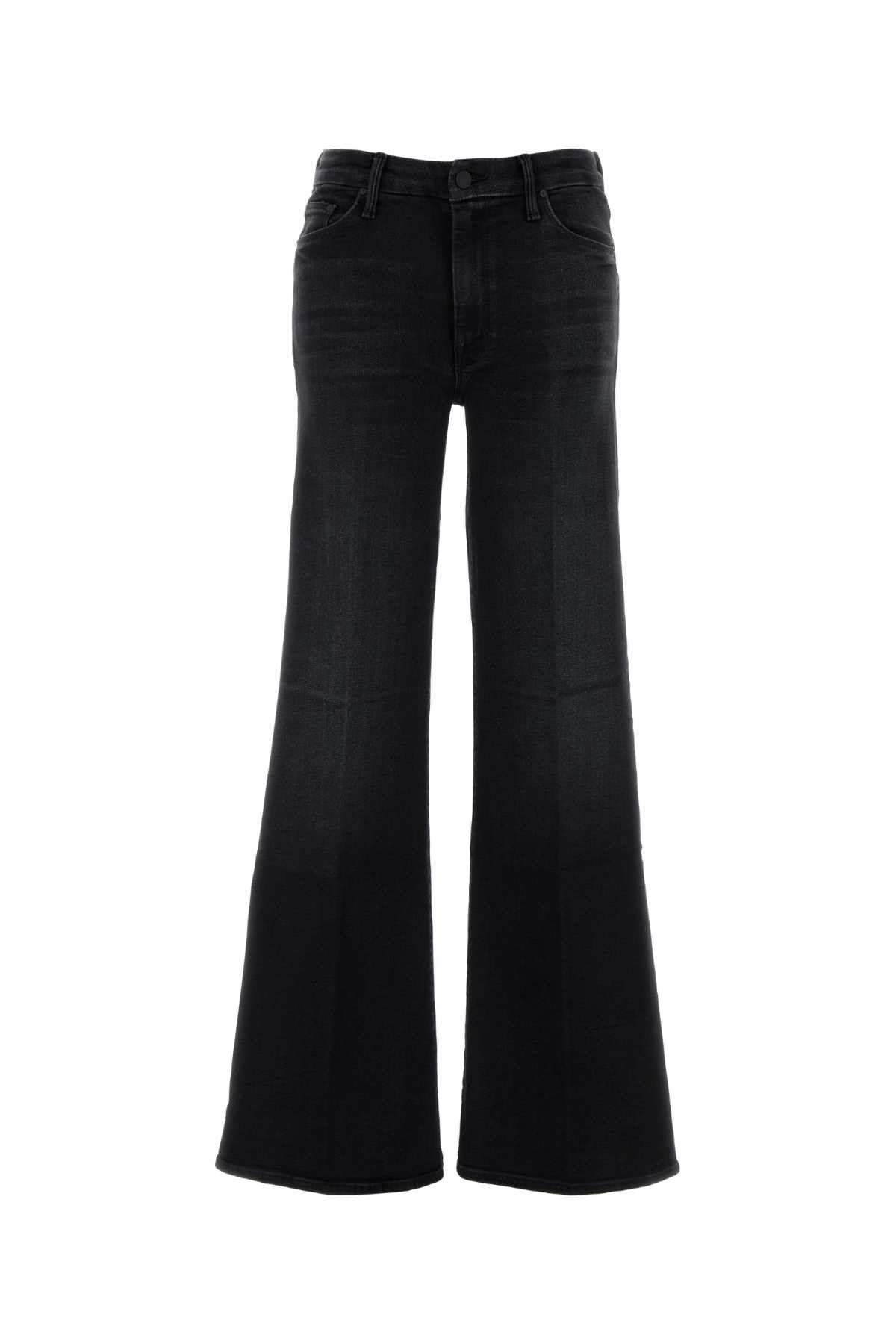 MOTHER Black Stretch Denim The Roller Jeans Size 31" - 1 Thumbnail