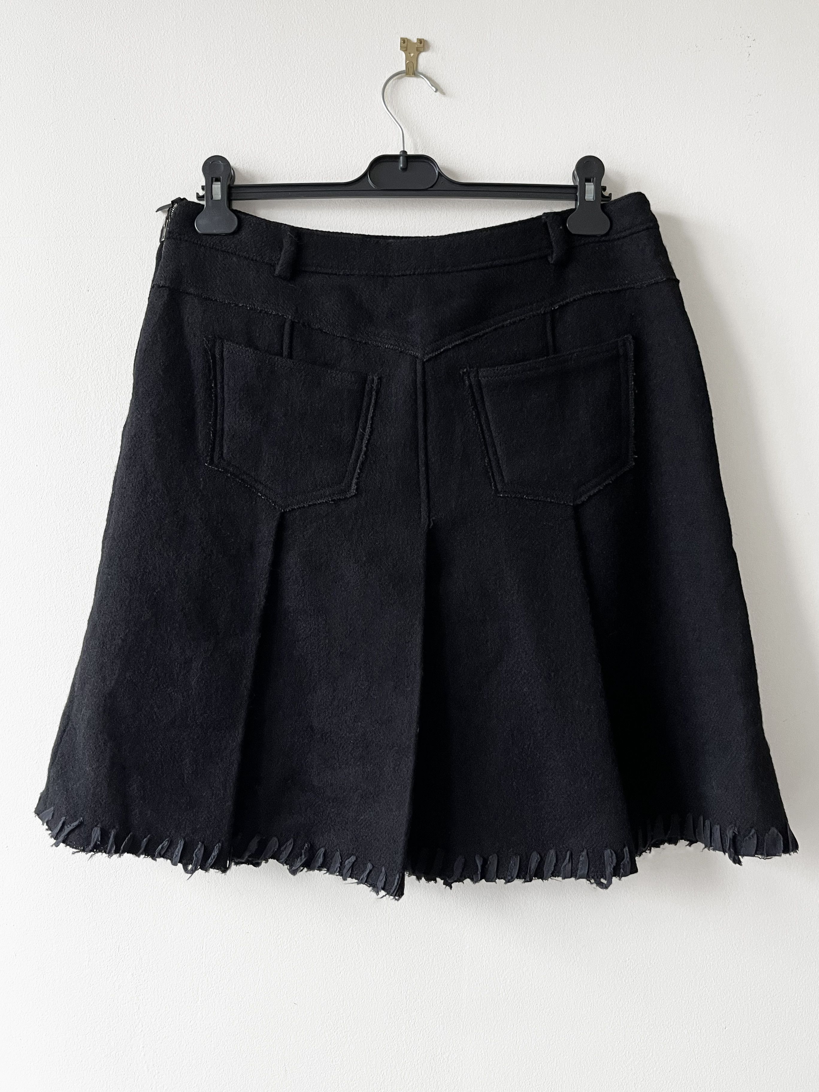 Miu Miu Miu Miu Mohair wool skirt with hem lacing detail Size 30" / US 8 / IT 44 - 2 Thumbnail