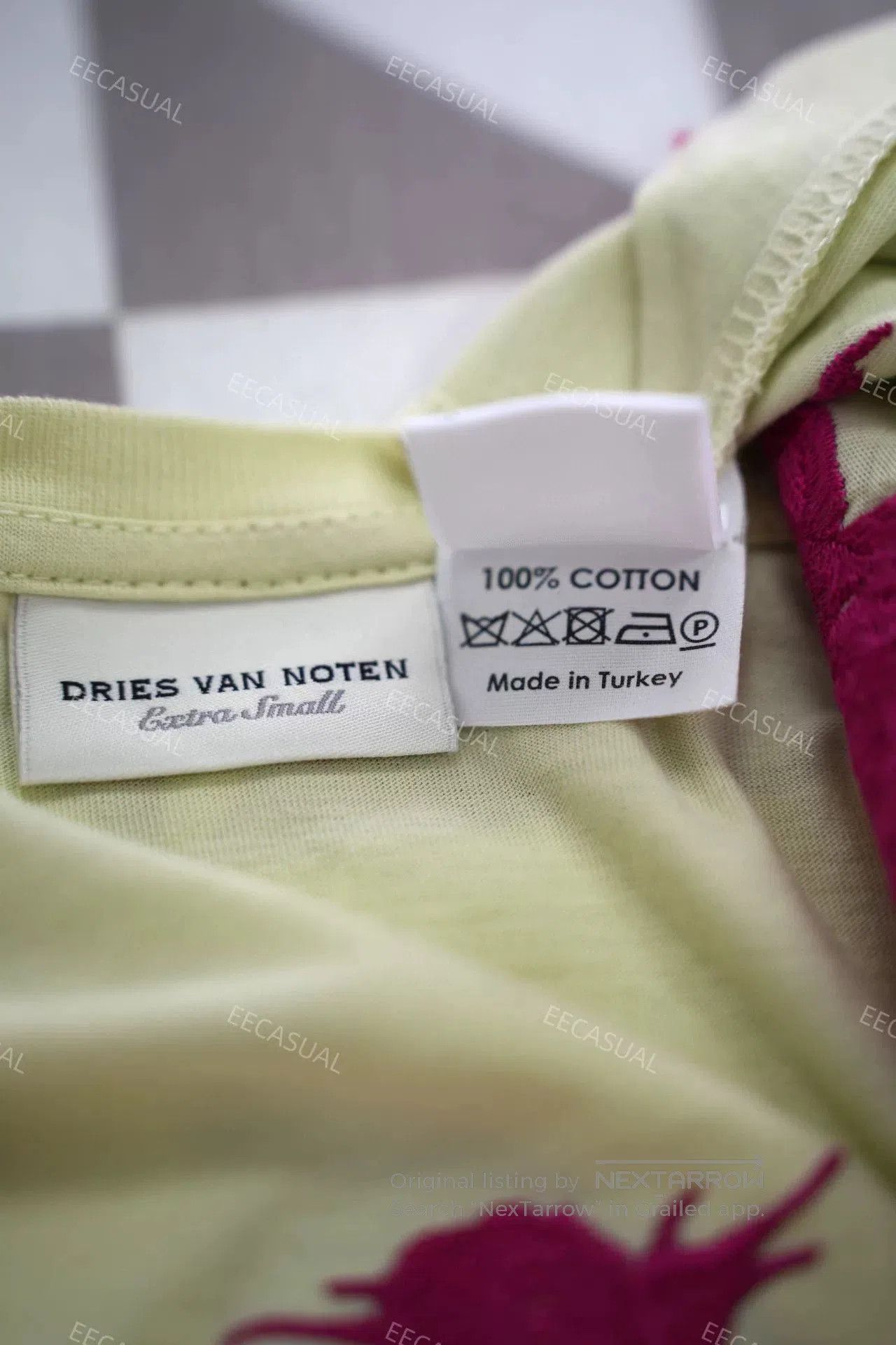 Dries Van Noten Embroidered Rose T.