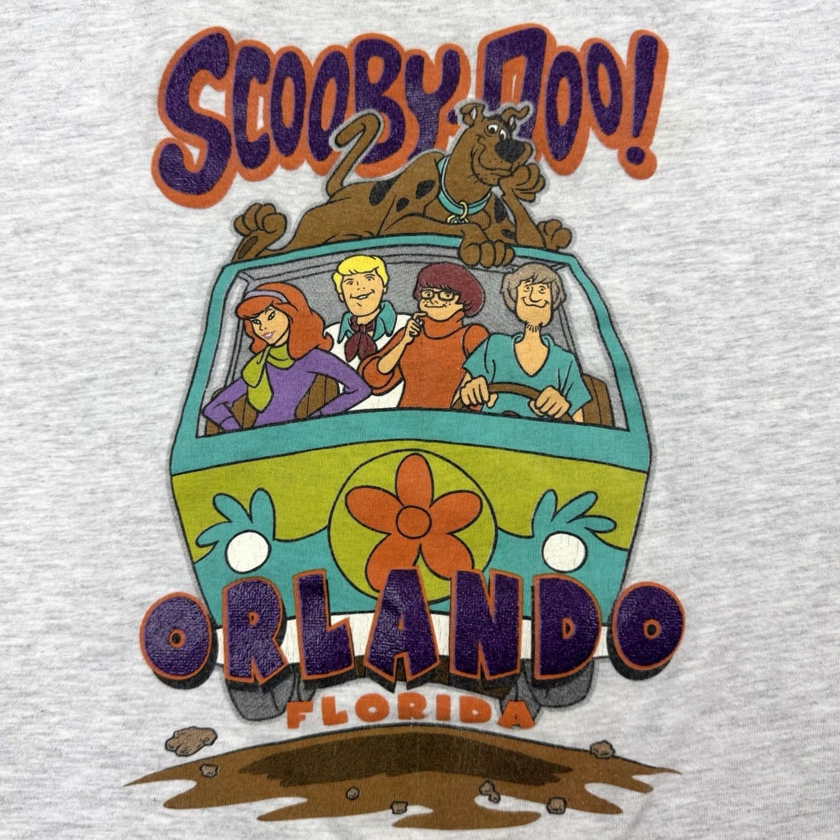Vintage VINTAGE Hanna Barbera Scooby Doo T Shirt Adult Large Gray Cartoon 90s USA Mens Size US L / EU 52-54 / 3 - 2 Thumbnail