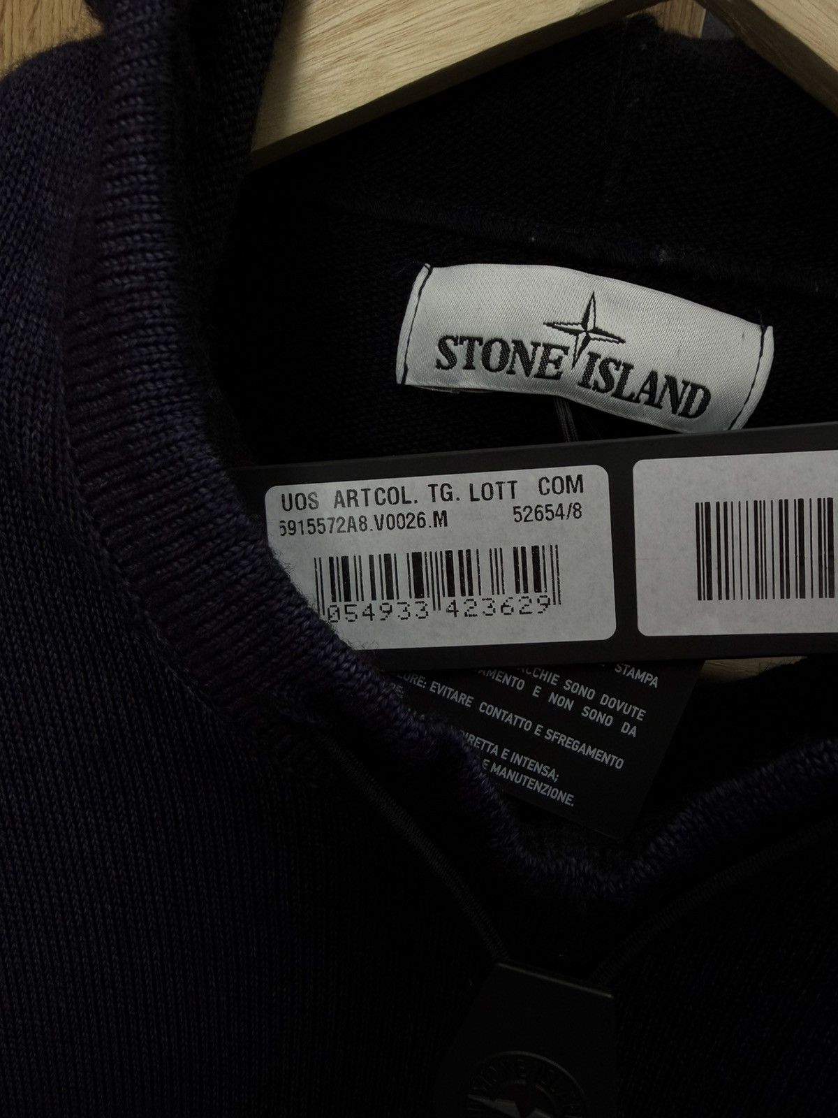 Stone Island Stone Island Fast Dye-Air Brush Wool Sweater Size M Size US M / EU 48-50 / 2 - 6 Thumbnail