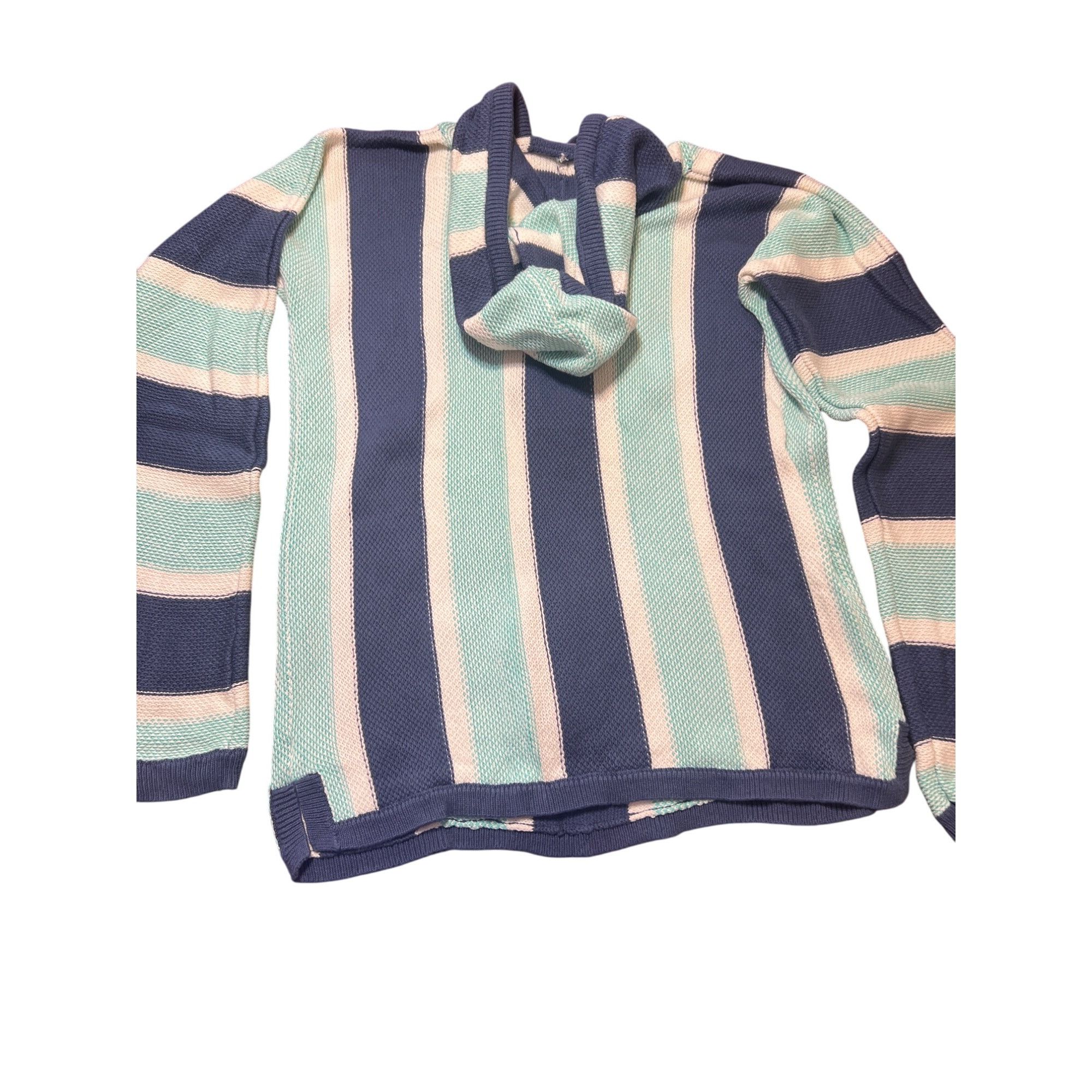 American Eagle Outfitters American Eagle Outfitters Striped Knit Hoodie Pullover Sweat Size US M / EU 48-50 / 2 - 5 Thumbnail