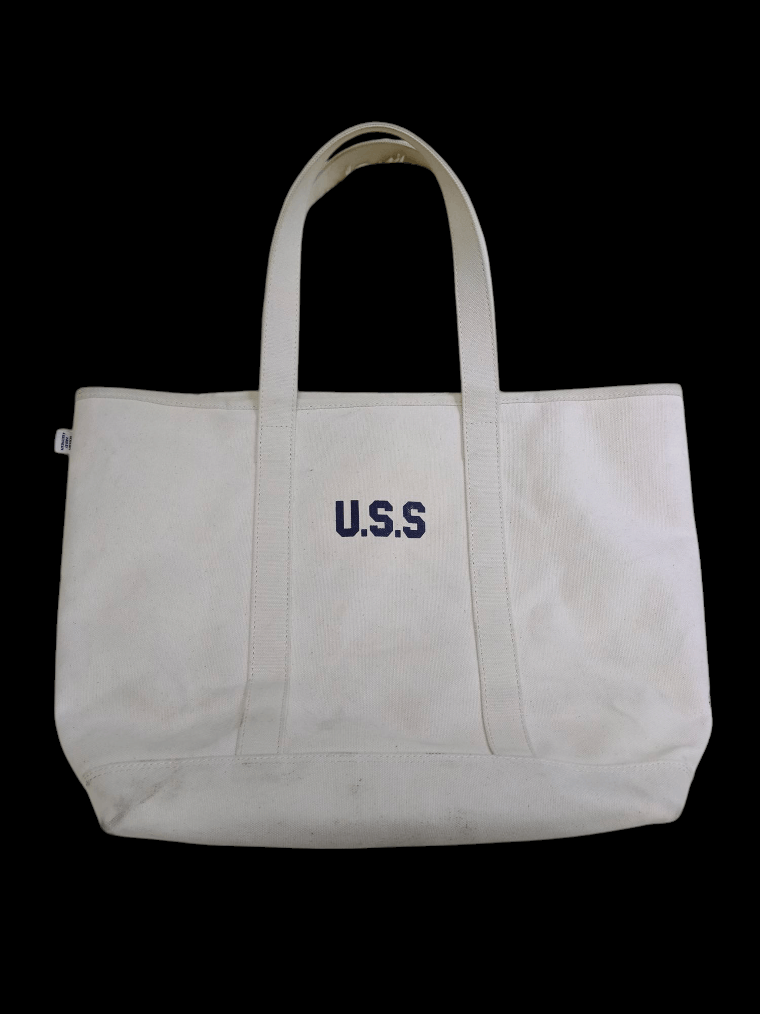 Bape RARE Ursus Bape "U.S.S" Heavy Canvas Tote Bag Size ONE SIZE - 1 Thumbnail