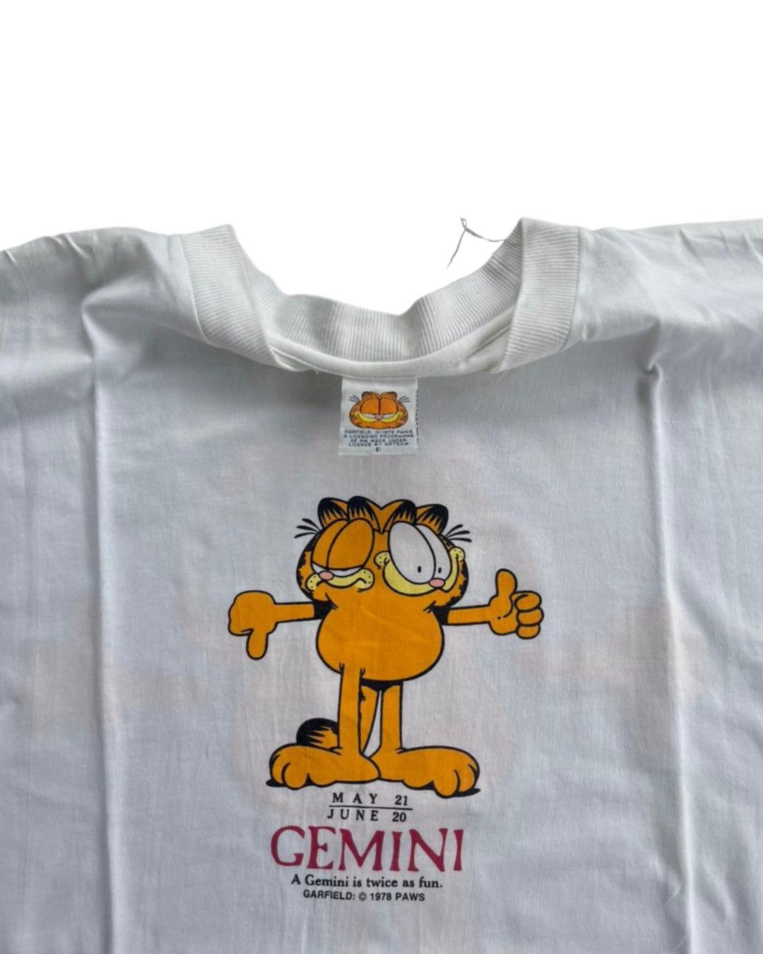 Cartoon Network Rare Vintage Garfiled Zodiac Sign Size US L / EU 52-54 / 3 - 3 Thumbnail