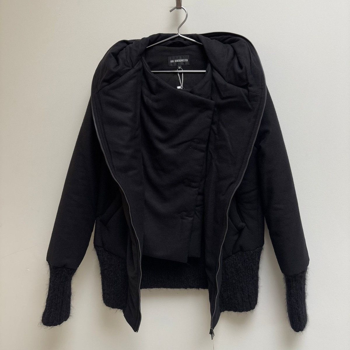 Ann Demeulemeester FW18 Ann Demeulemeester Wool Hooded Bomber Size XS / US 0-2 / IT 36-38 - 5 Thumbnail