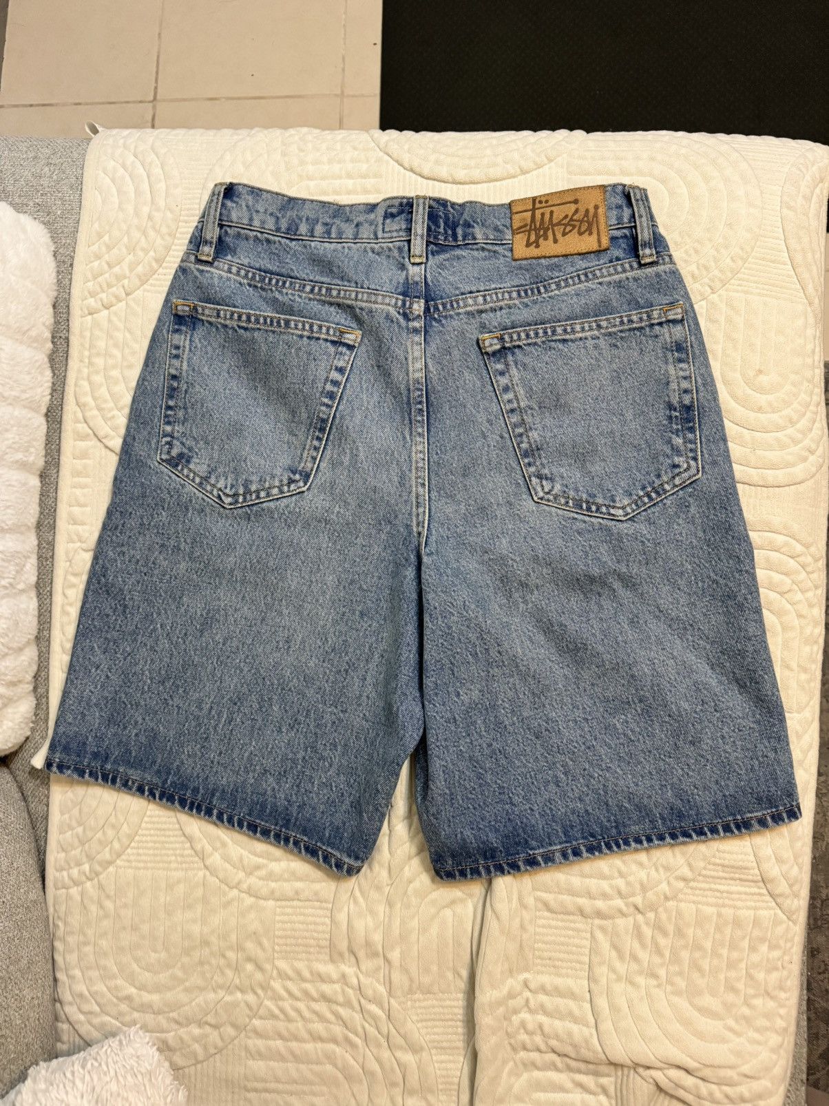 Stussy Stussy Big ‘Ol Shorts - Mid Wash Size US 28 / EU 44 - 2 Thumbnail